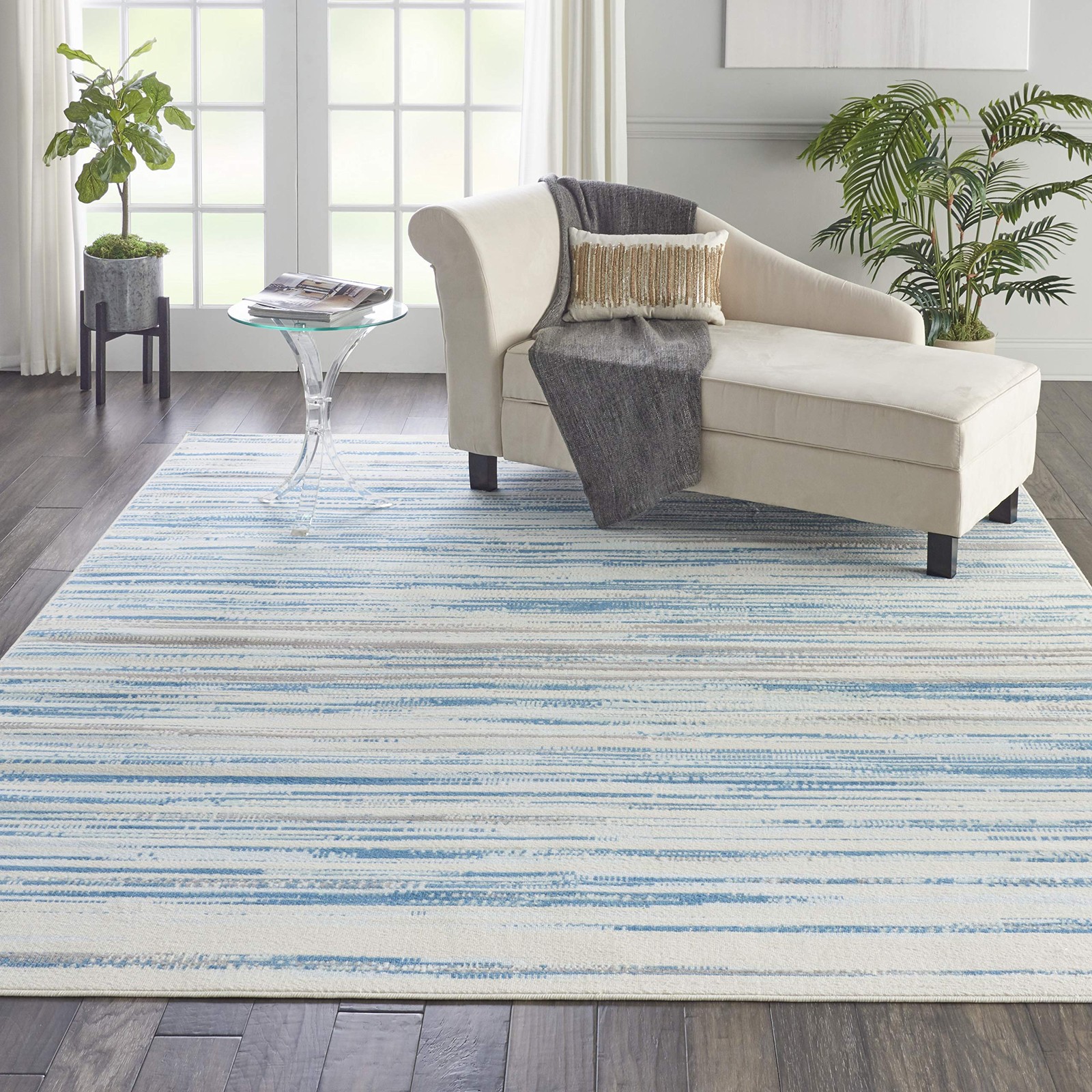 Nourison Home Jubilant Blue 8\'6\ Nourison Home Jubilant Blue 8\'6\