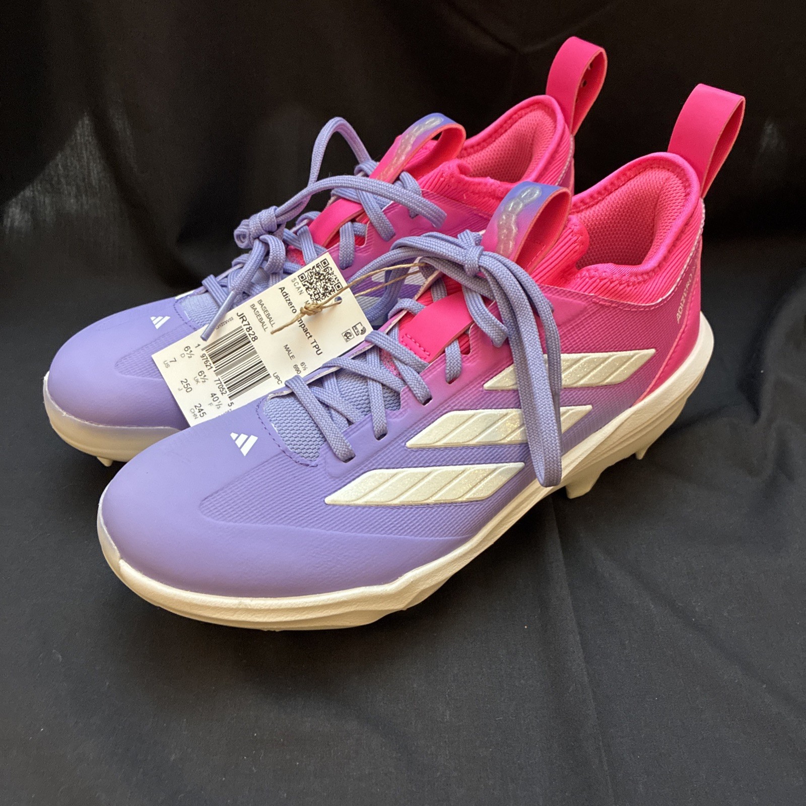 Adidas Adizero Impact TPU Candy Pink Molded Baseball Cleats Men’s Size 7 JR7828
