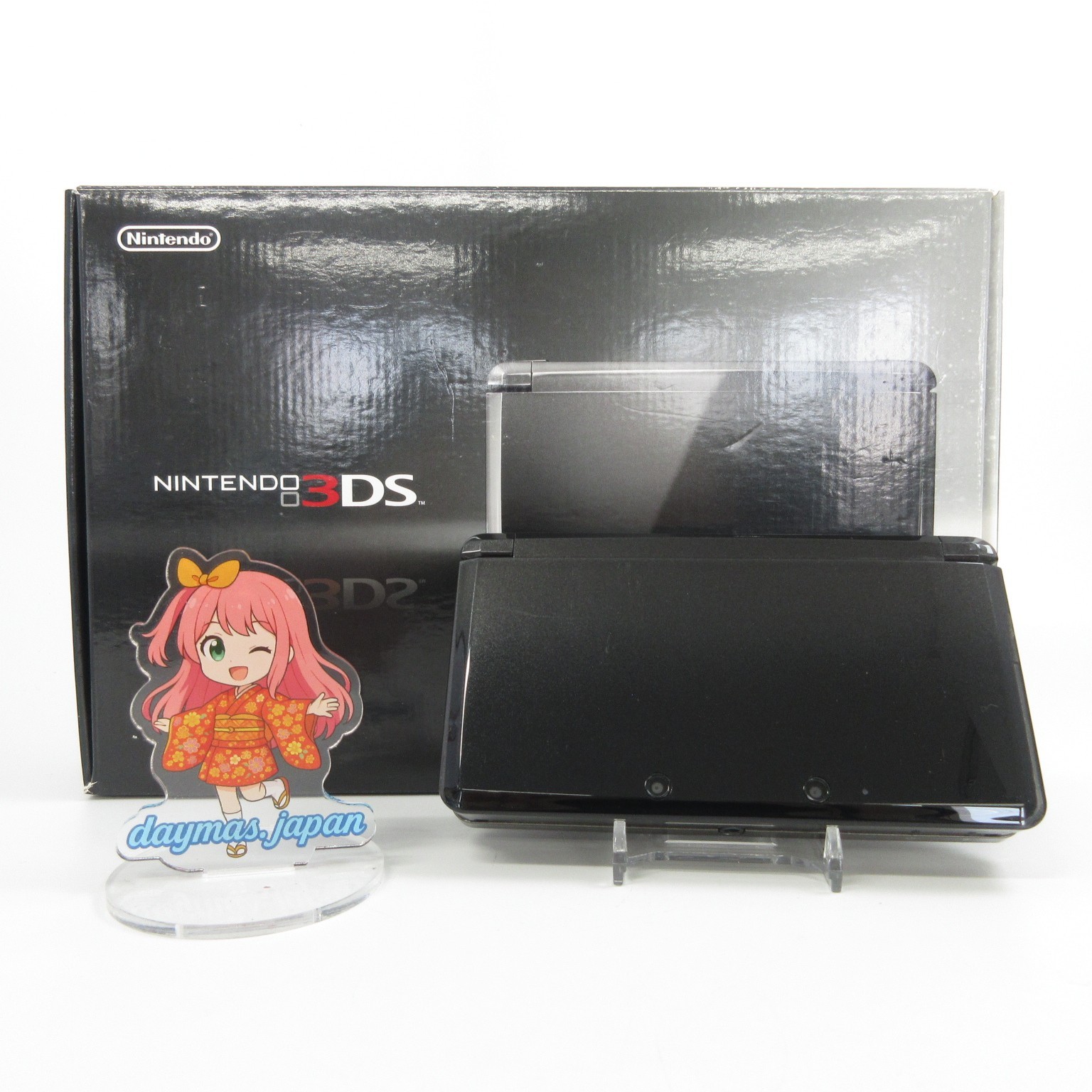【Near Mint】Nintendo 3DS Cosmo Black Console Japanese Edition #RET08/0710/03
