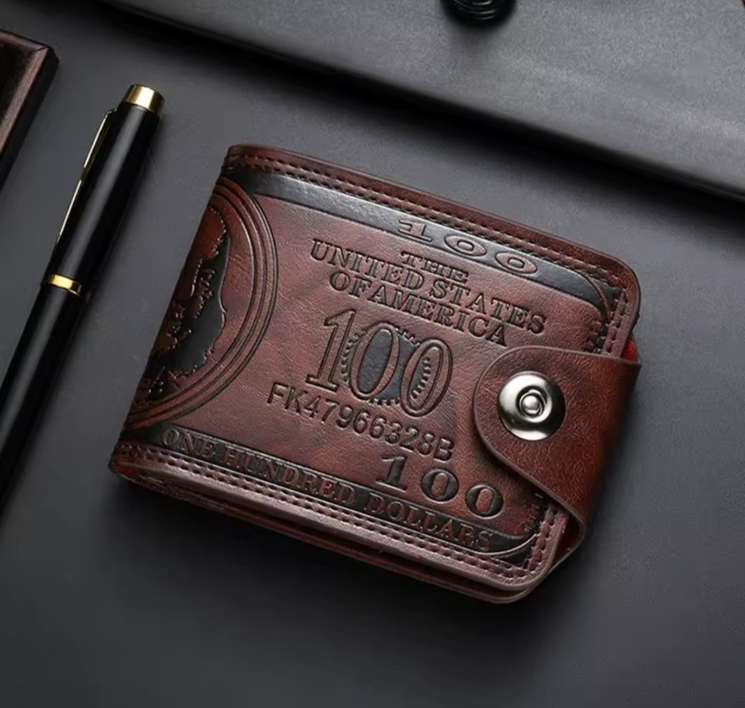 Carteras Para Hombre Billetera Portabilletes en Piel de Cuero Monedero Tarjetero
