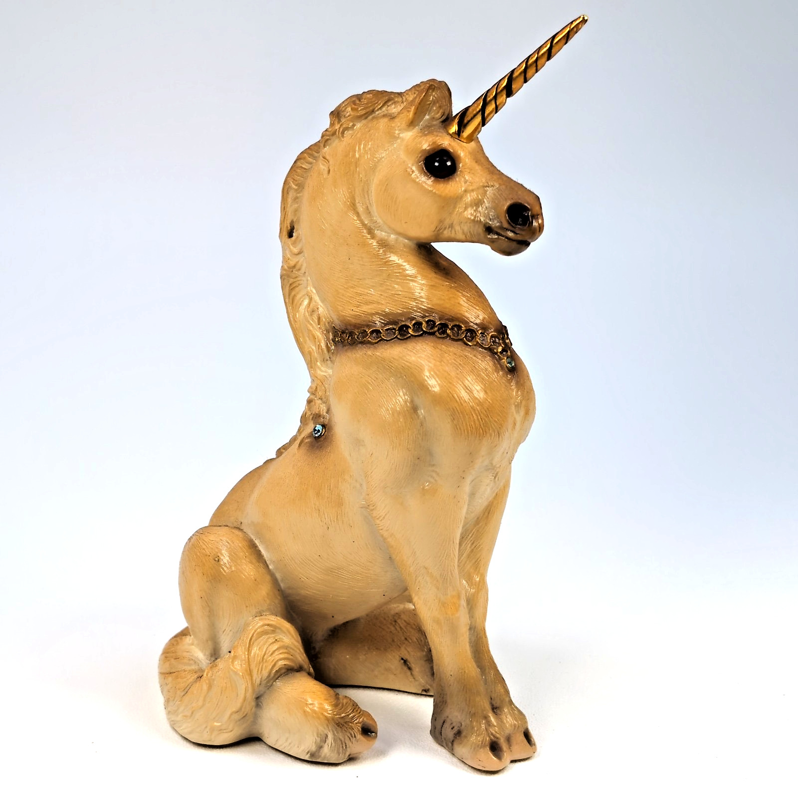 VTG 1991 Windstone Editions UNICORN North Hollywood Old Brown? Jewels Crystal VTG 1991 Windstone Editions UNICORN North Hollywood Old Brown? Jewels Crystal