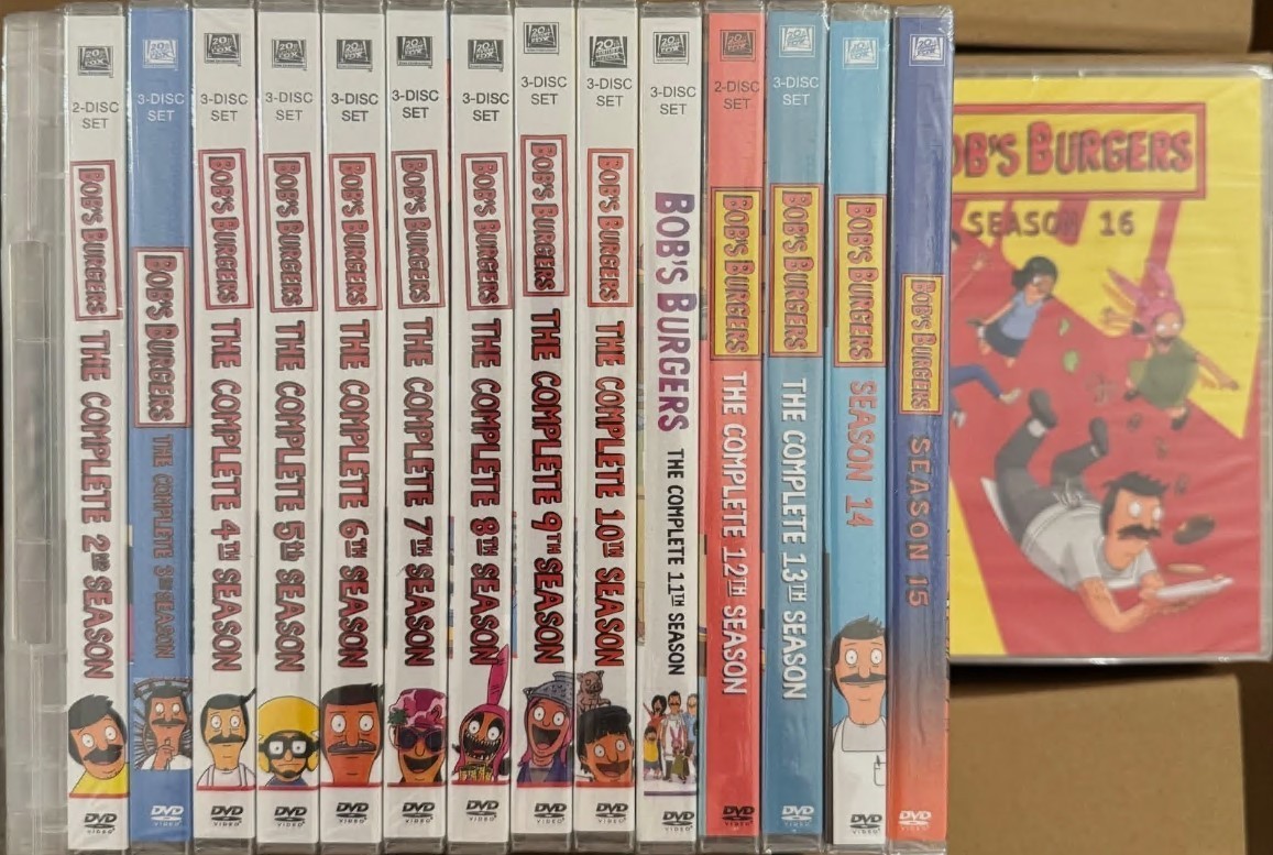 🍔 Bob's Burger Complete Series 1-16 (DVD) Brand New/Sealed *Free Fast Shipping*