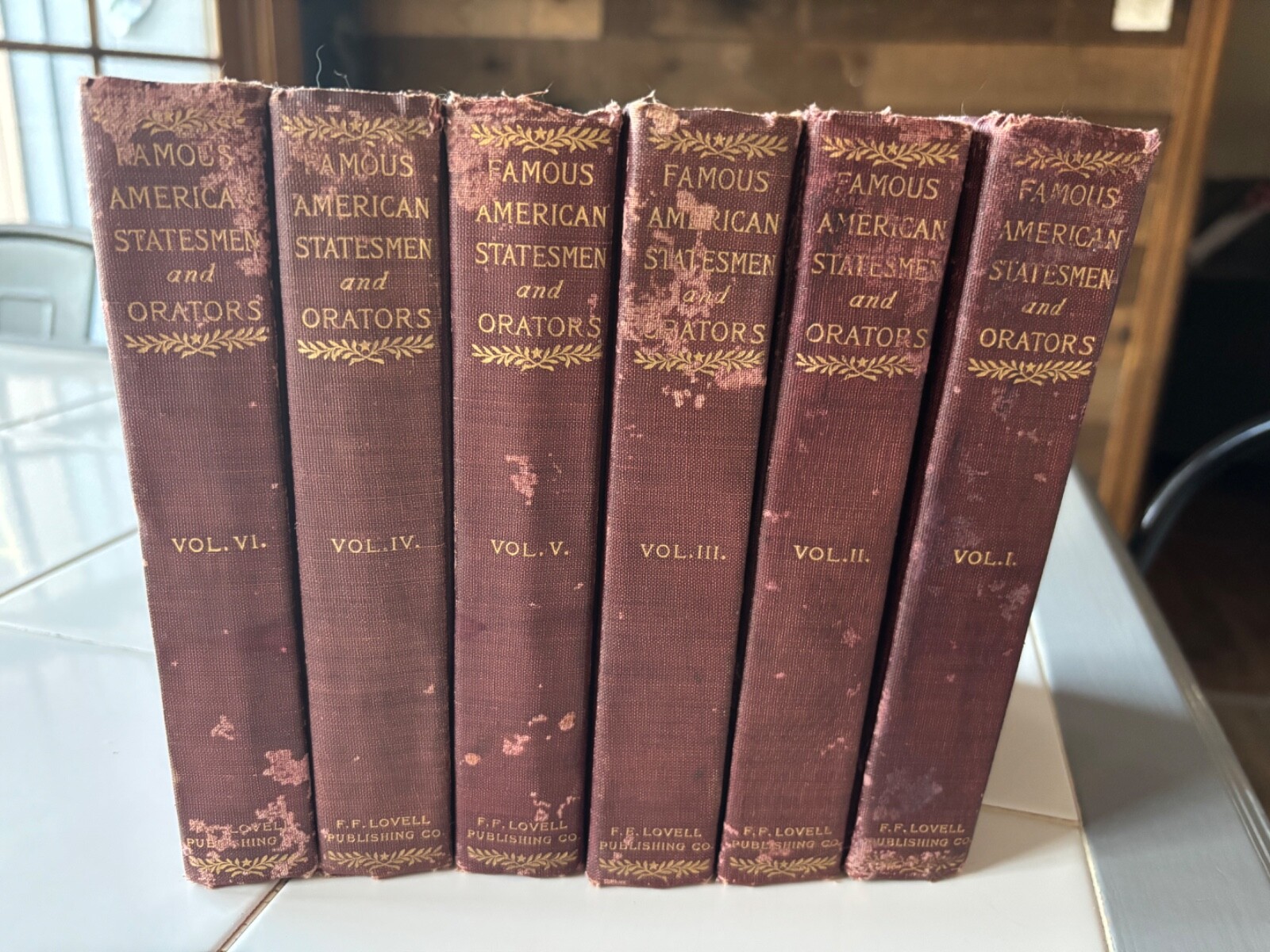 Famous American Statesmen and Orators Past And Present A K McClure 6 Vol 1902