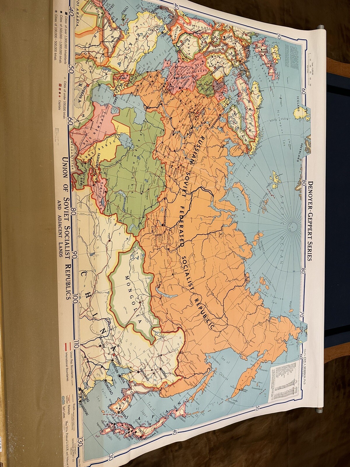 Denoyer-Geppert Series Union Of Soviet Socialist Republics 1967 Edition Denoyer-Geppert Series Union Of Soviet Socialist Republics 1967 Edition