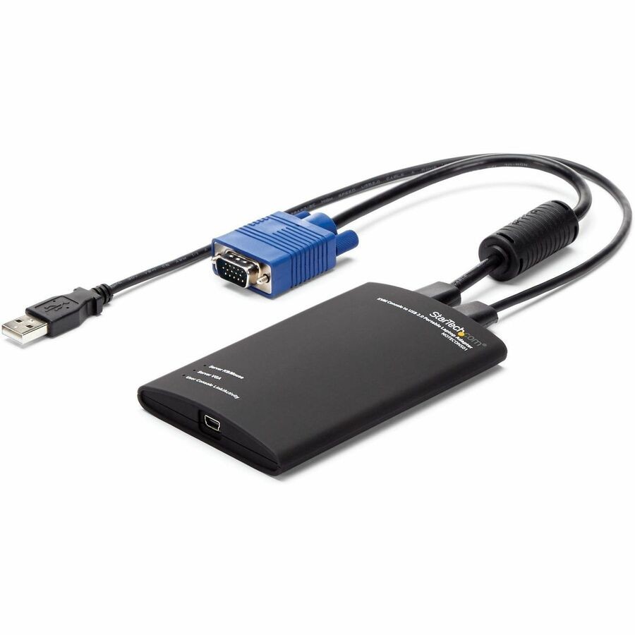 StarTech KVM Console to USB 2.0 Portable Laptop Crash Cart Adapter, Compact StarTech KVM Console to USB 2.0 Portable Laptop Crash Cart Adapter, Compact