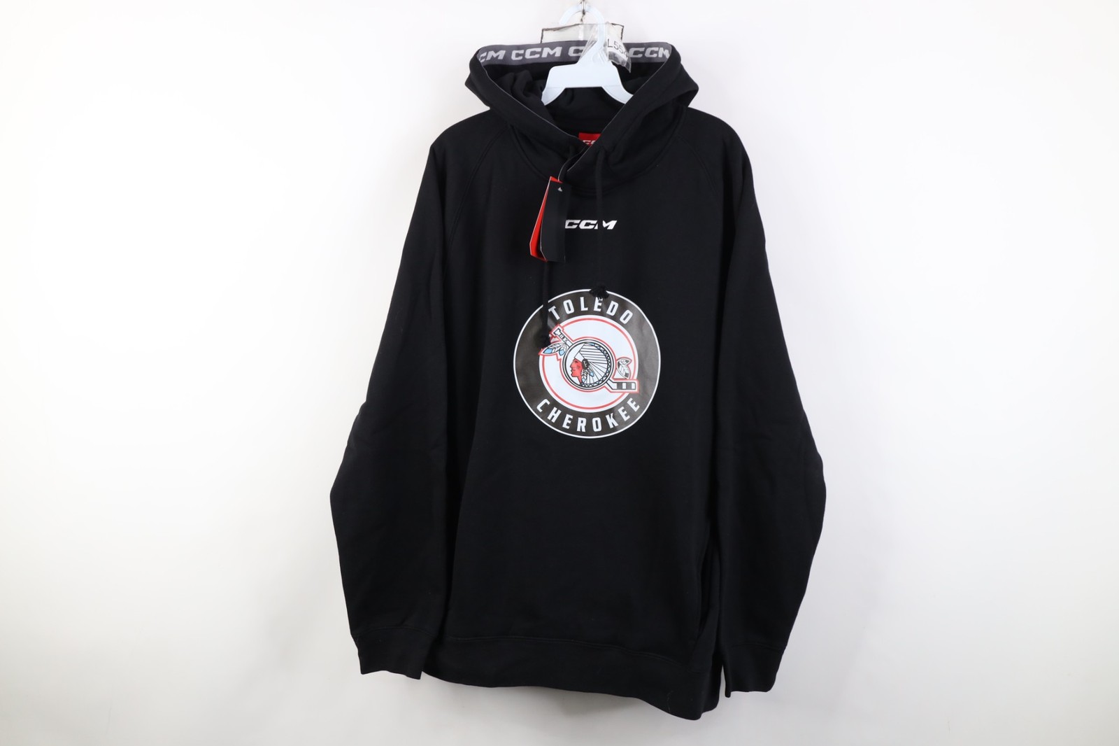 New CCM Hockey Mens Medium USPHL Premier Toledo Cherokee Hoodie Sweatshirt Black New CCM Hockey Mens Medium USPHL Premier Toledo Cherokee Hoodie Sweatshirt Black