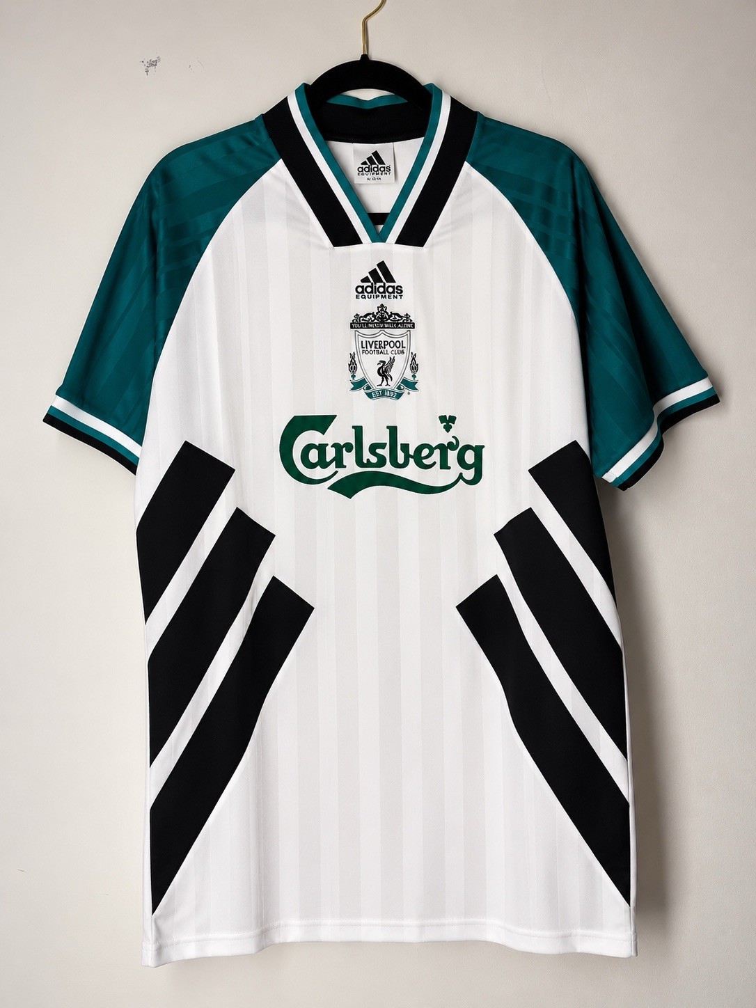 Liverpool 93-95 Away Adidas Equipment Football Shirt 46/48 Made in UK Vintage Liverpool 93-95 Away Adidas Equipment Football Shirt 46/48 Made in UK Vintage