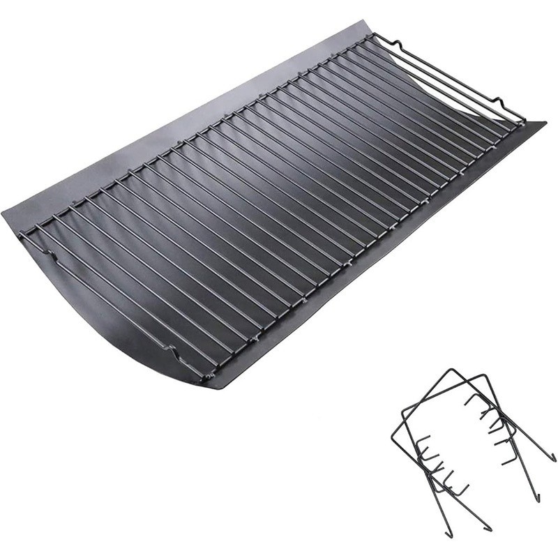 Charcoal Grill Replacement Ash Pan Heavy Duty Char Griller Parts Compatible New