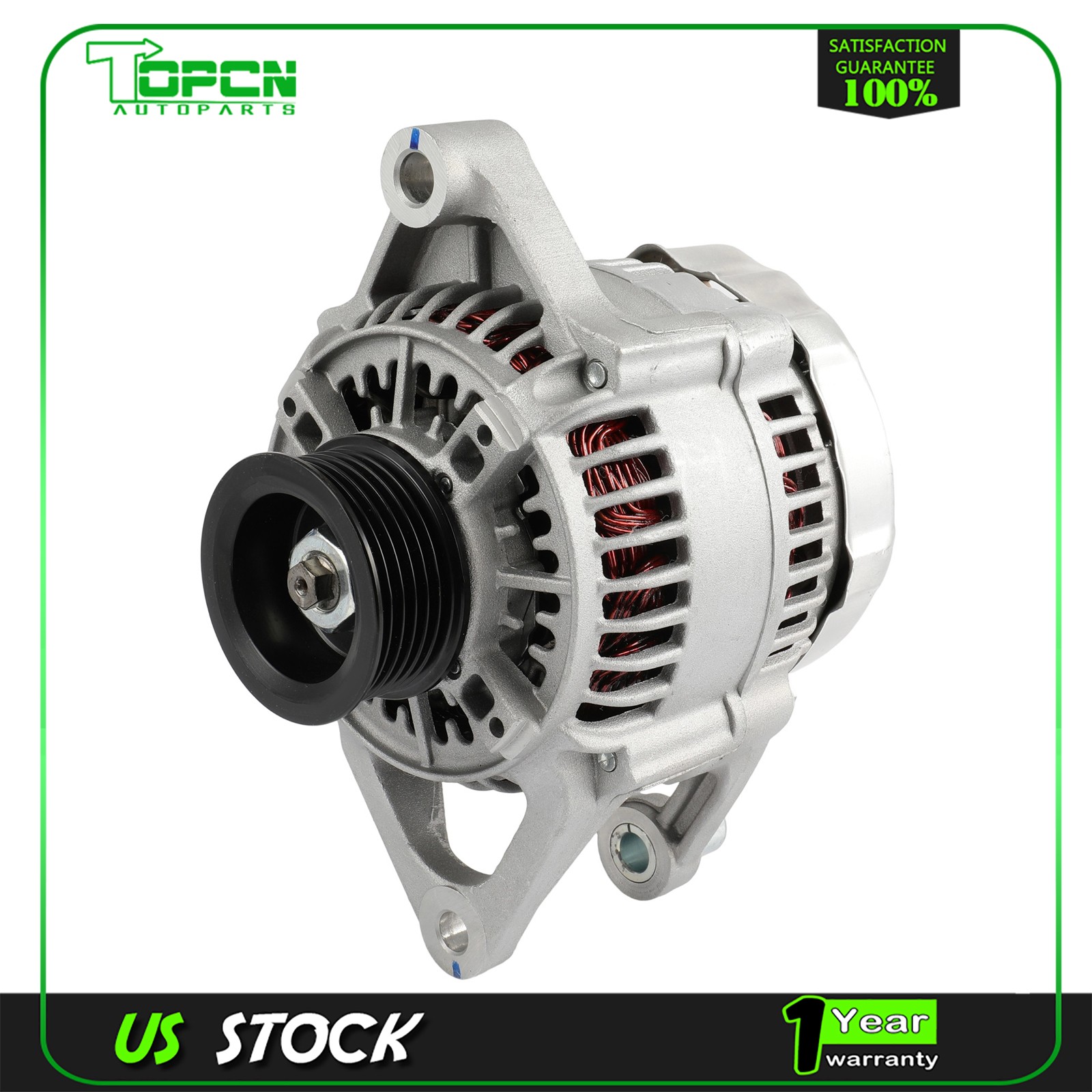 SCITOO Alternator for Dodge Dakota,Jeep Cherokee 1999-2000 2.5L 4.0L 117A 13822
