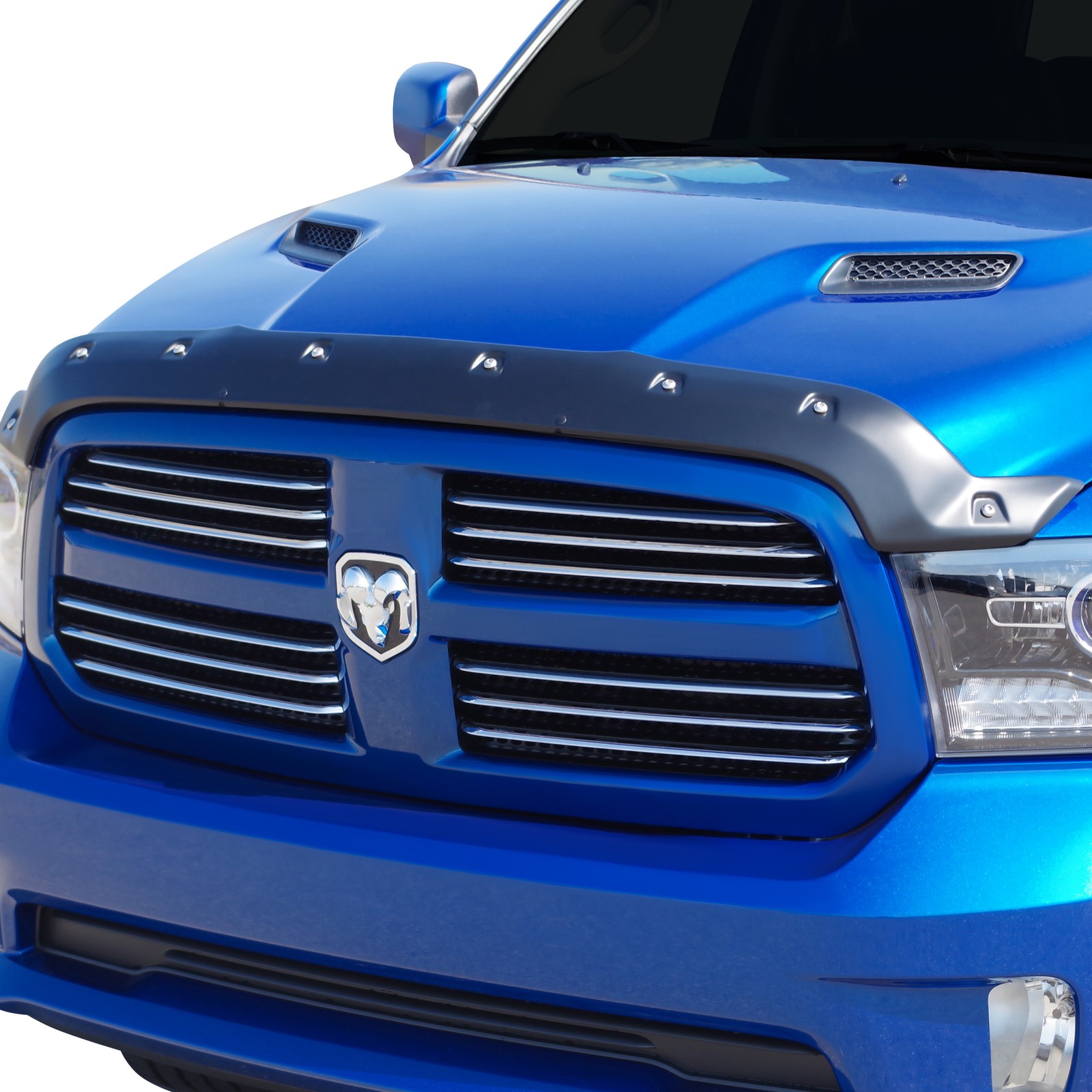 For Ram 1500 Classic 2019 Focus Auto TS6R09 Smooth Black FormFit Hood Protector