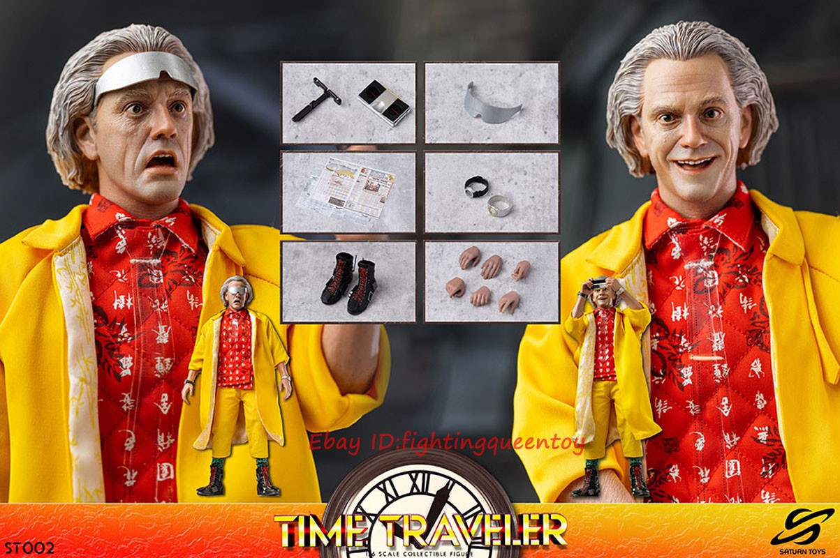 SaturnToys ST002 Time Traveler Dr. Brown 1/6 Action Figure Model INSTOCK SaturnToys ST002 Time Traveler Dr. Brown 1/6 Action Figure Model INSTOCK