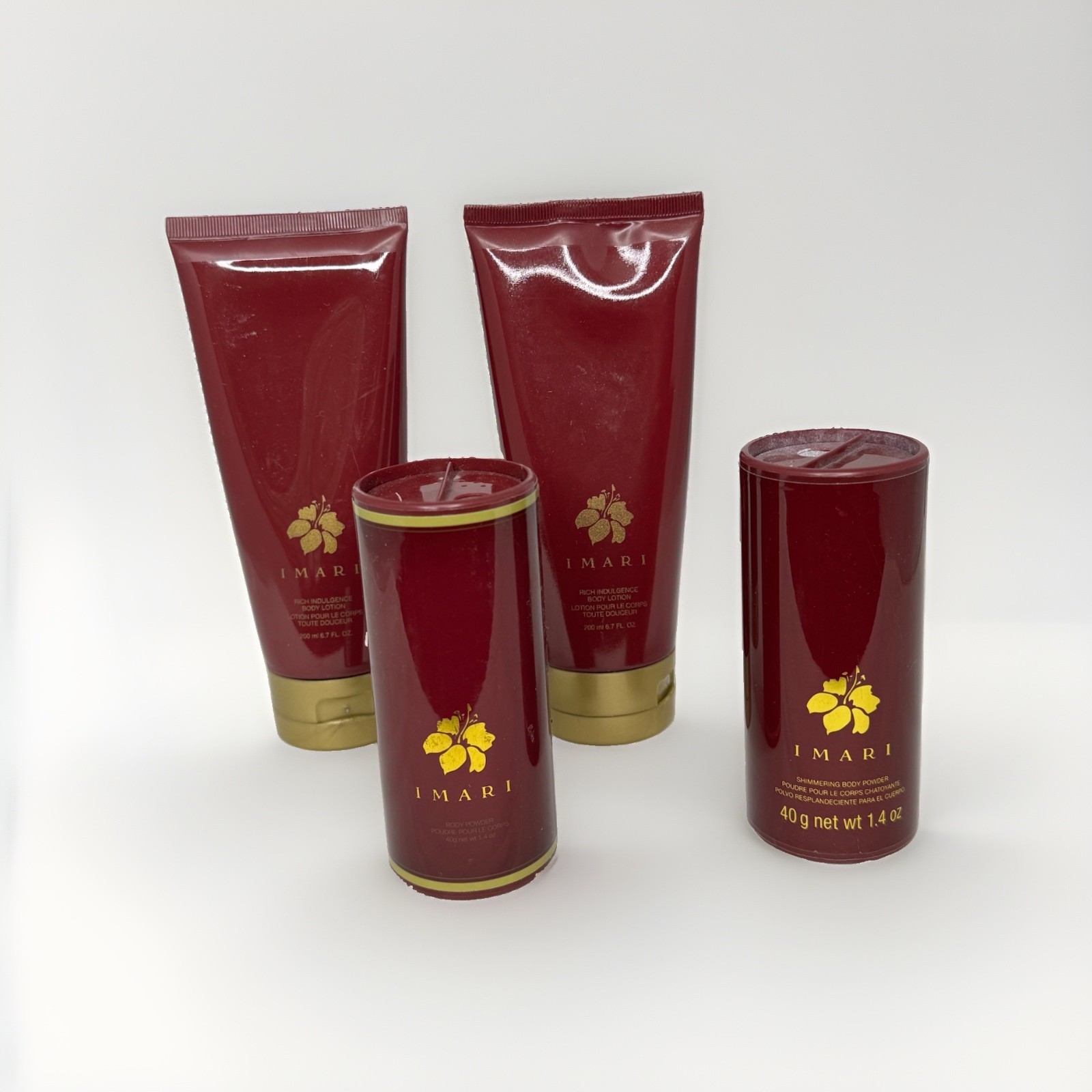 Avon IMARI Rich Indulgence Lot of 2 Body Lotion 2 Body Powder New Sealed Rare