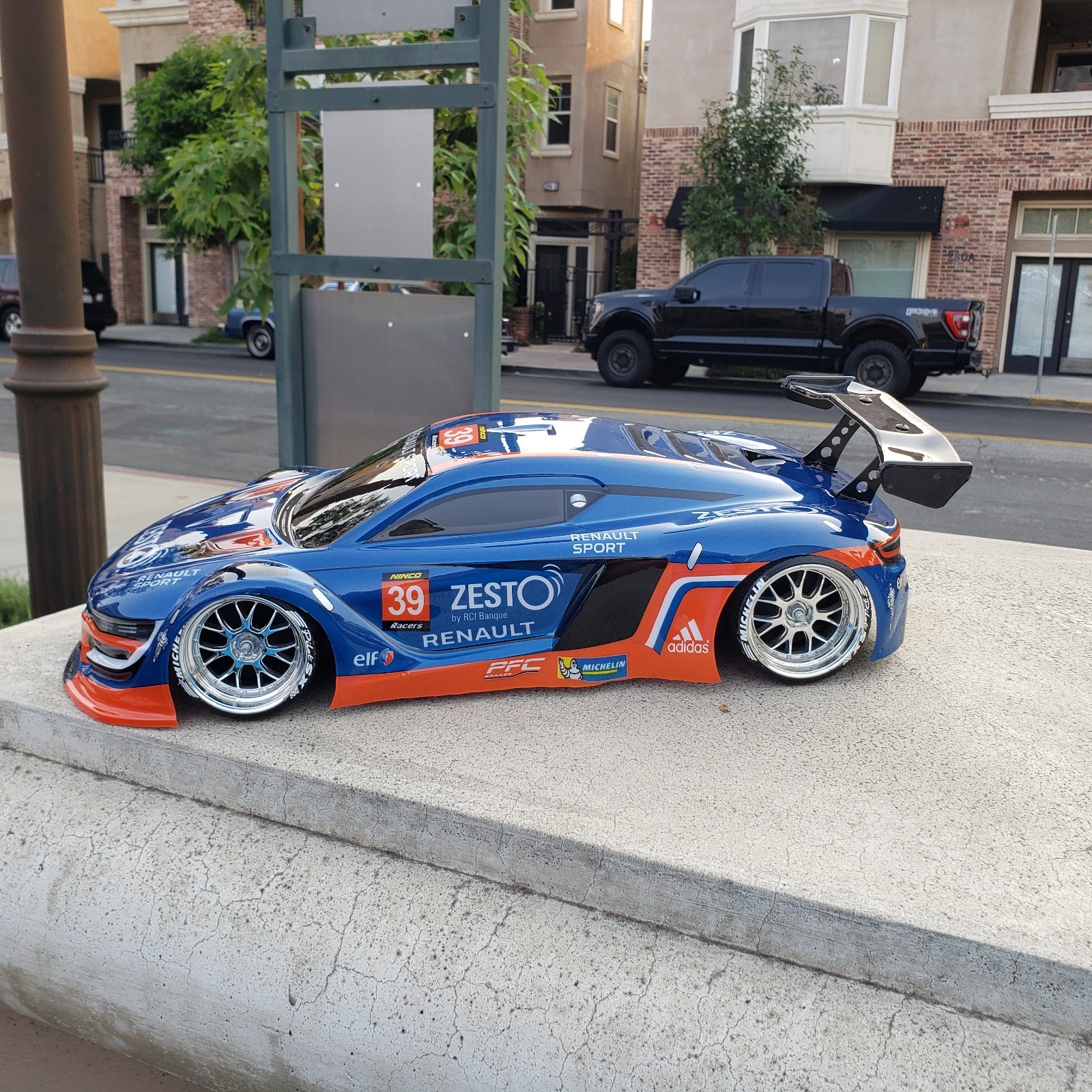 1/10 Custom Print Renault 4Tec-2 drift RDS HPI DC10 SD3 MST TT02 Body Only