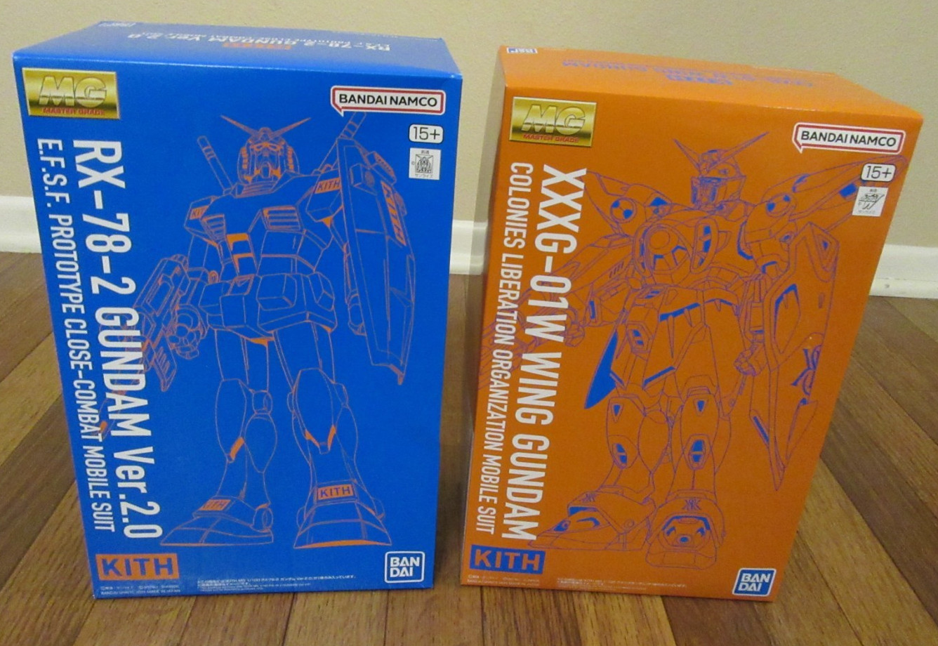 Kith for Gunpla MG 1/100 RX-78-2 Version 2.0 & Wing Gundam Kithmas 2025 Bandai