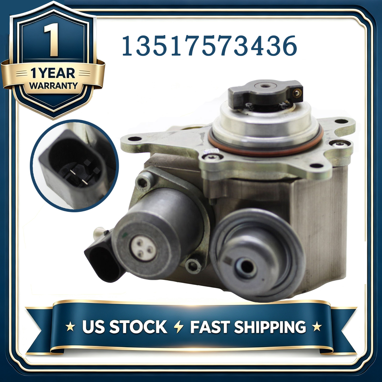 OEM 13517573436 High Pressure Fuel Pump For 2006-2009 Mini Cooper 1.6L