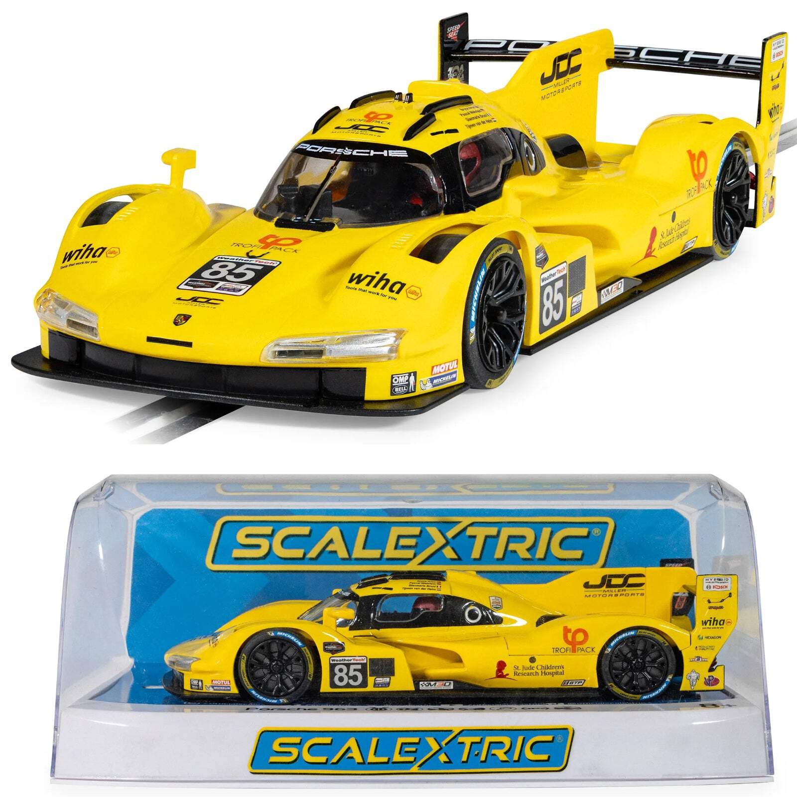 Scalextric C4653 Porsche 963 Daytona 2025 JDC Miller MotorSports 1/32 Slot Car D