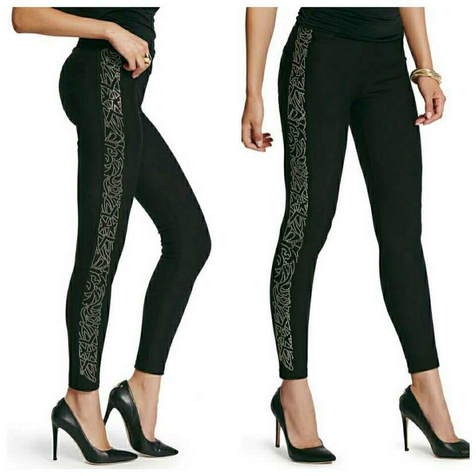 💋💋 $148 GUESS BY MARCIANO ELEKTRA EMBELLISHED LORI LEGGING 💋💋