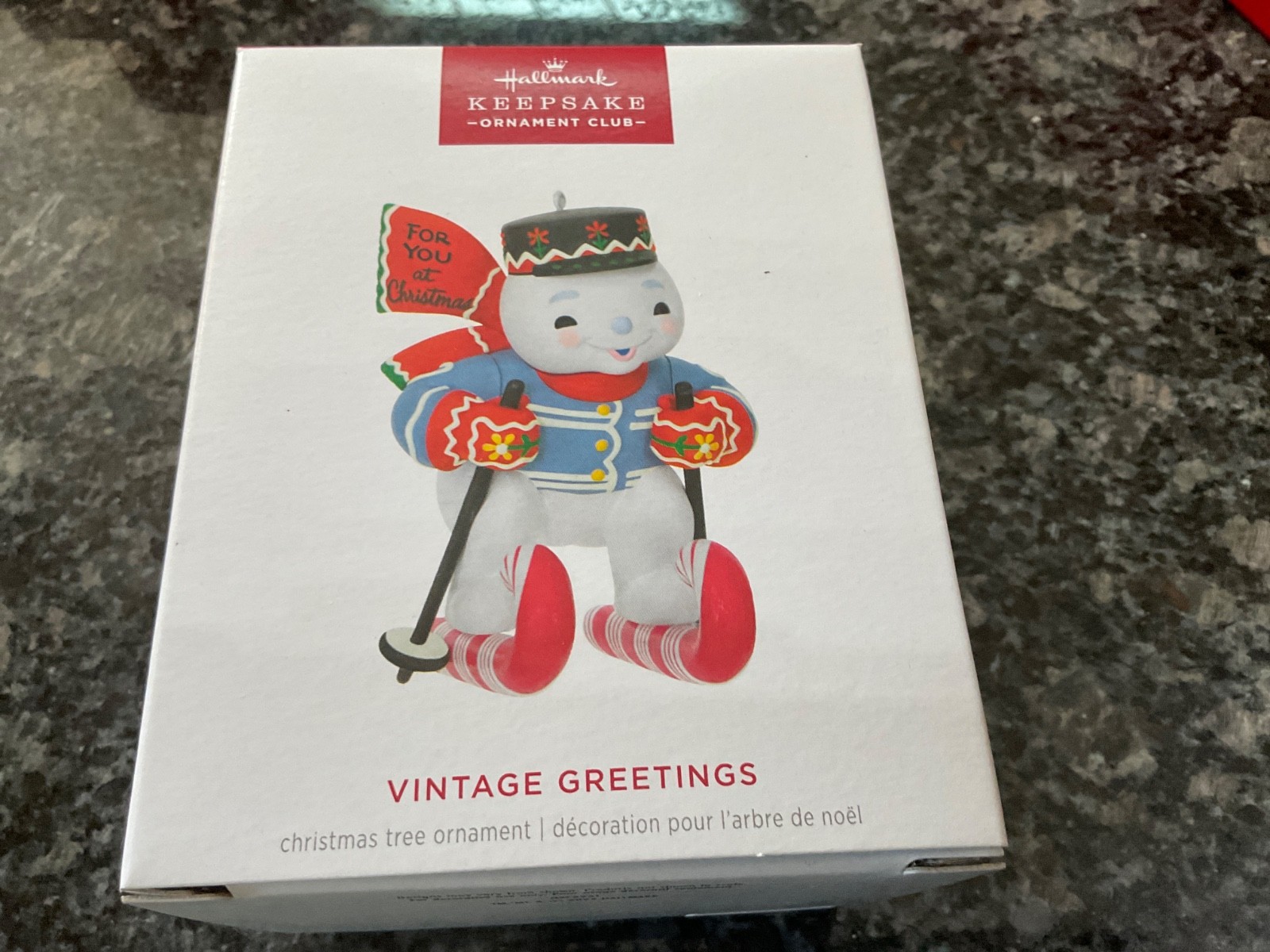 Hallmark 2025 Vintage Greetings #2 KOC Exclusive Ornament New Hallmark 2025 Vintage Greetings #2 KOC Exclusive Ornament New