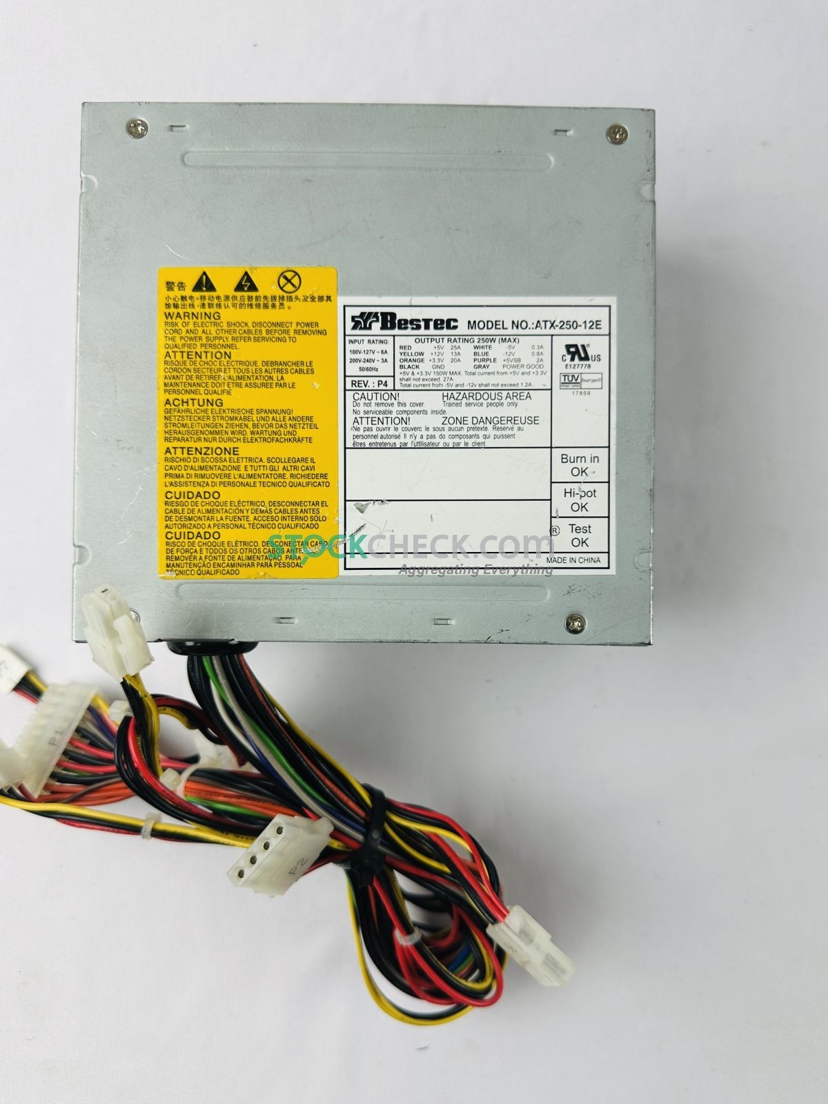 Bestec ATX-250-12E Power Supply
