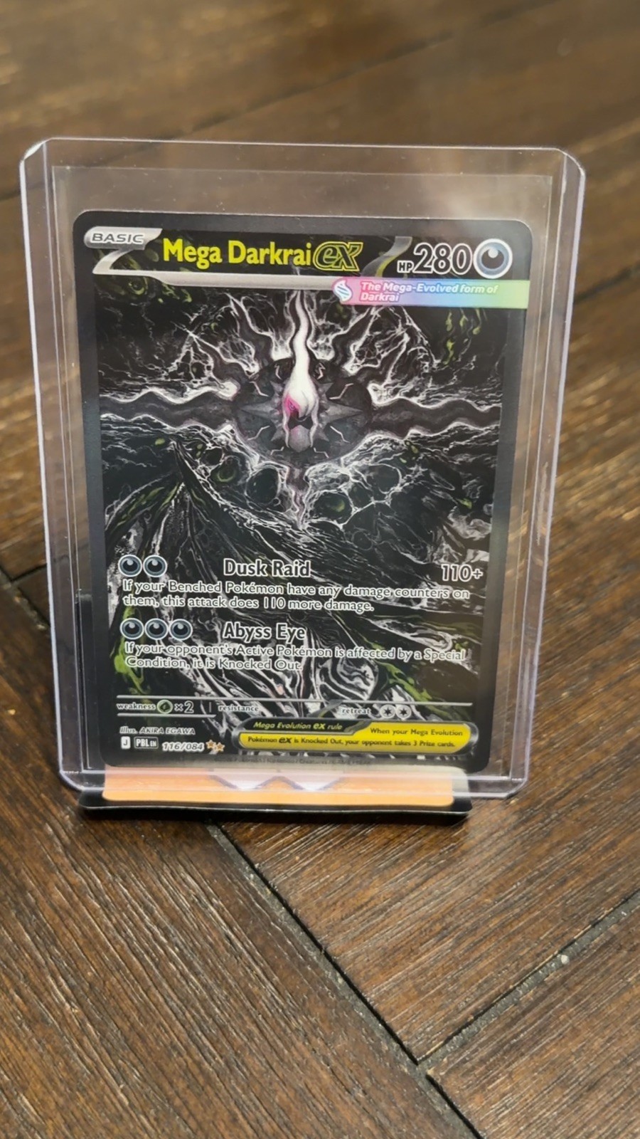 Pokémon Mega Darkrai ex 116/084 SIR Pitch Black ME05 English NM