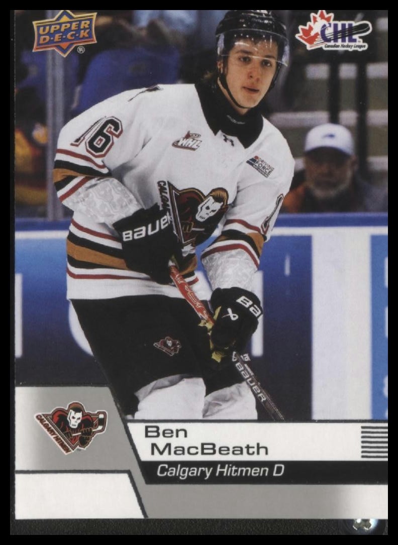 2025-26 Upper Deck CHL #208 Ben MacBeath 2025-26 Upper Deck CHL #208 Ben MacBeath