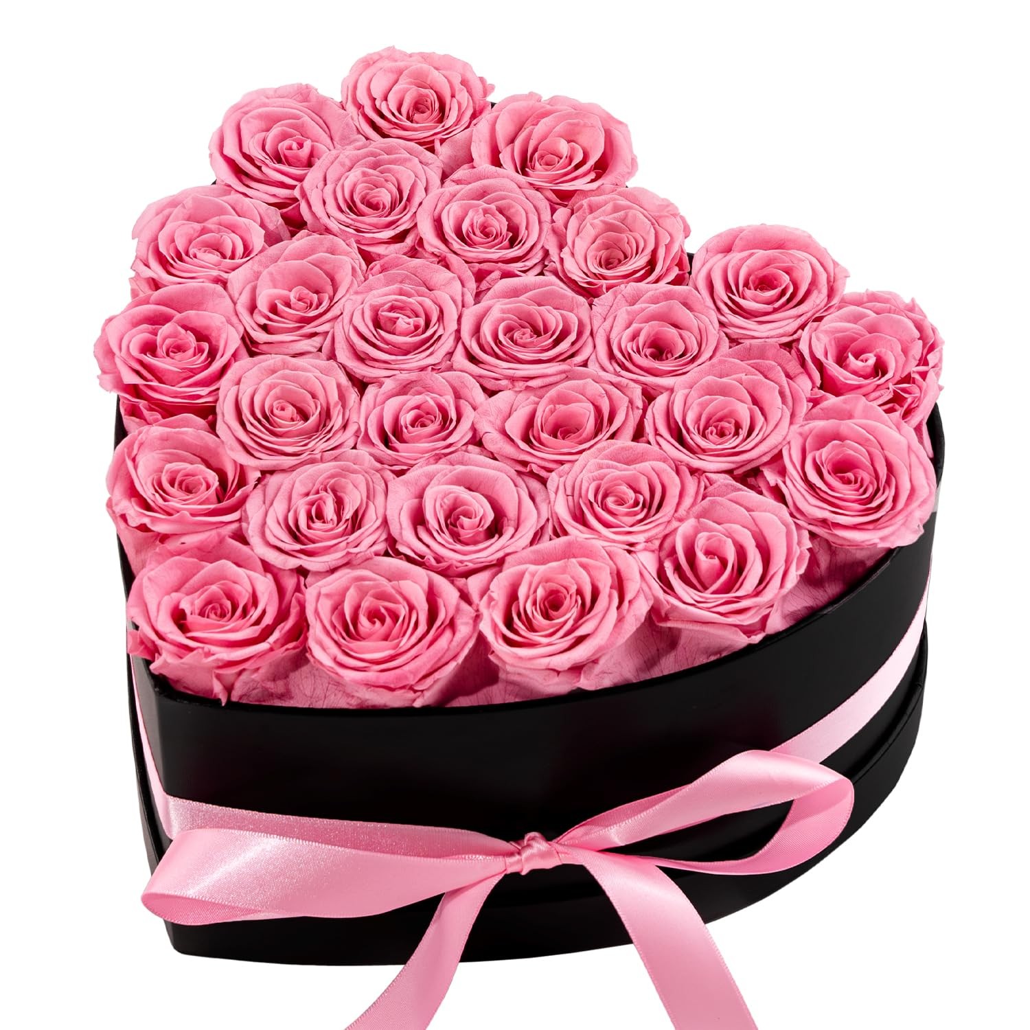 Hover Flower 27 Forever Preserved Flowers in a Box, Vanlentines Day Gifts for