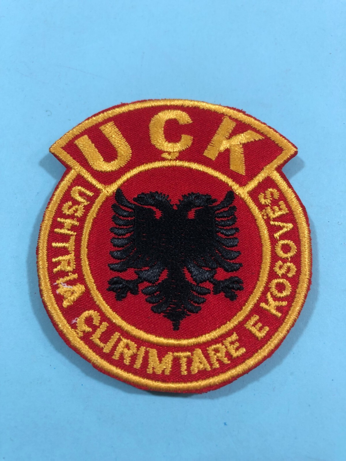 KOSOVO LIBERATION ARMY UÇK (KLA) COLLECTIBLE NEW PATCH FLAG INSIGNIA KOSOVO LIBERATION ARMY UÇK (KLA) COLLECTIBLE NEW PATCH FLAG INSIGNIA