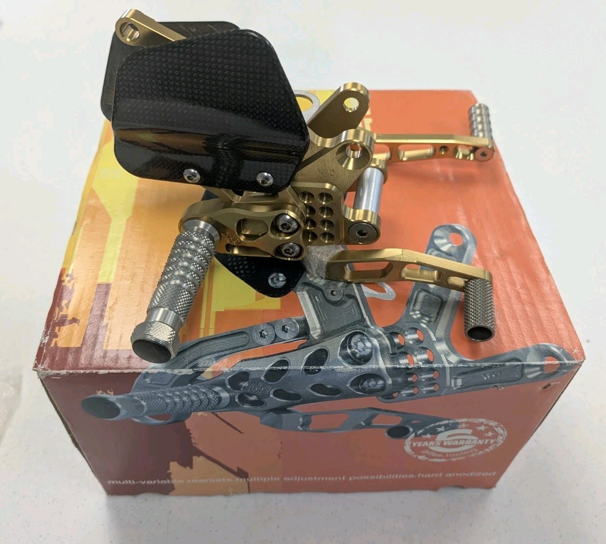 GILLES Tooling K10-G AS31GT Rearsets for Kawasaki ZZR1400 2006-2016 ZX-14R ZX14 