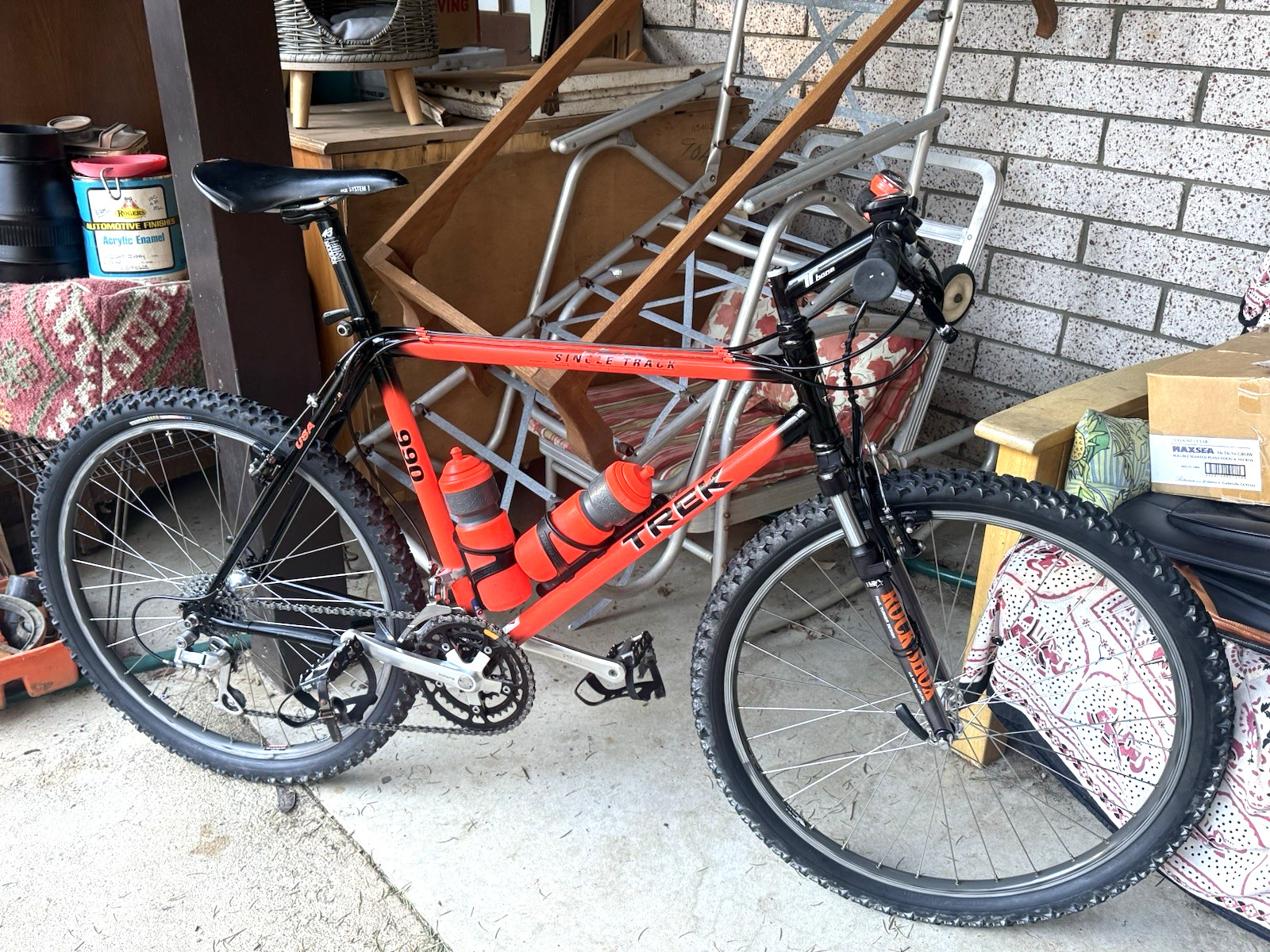 Vintage Old School Trek 990 MTB Mountain Bike Shimano XT True Temper OX Frame