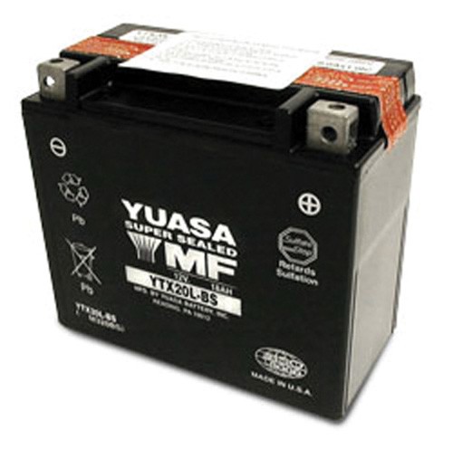 YUASA YTX20L-BS MAINTENANCE FREE Fits 12 VOLT BATTERY 