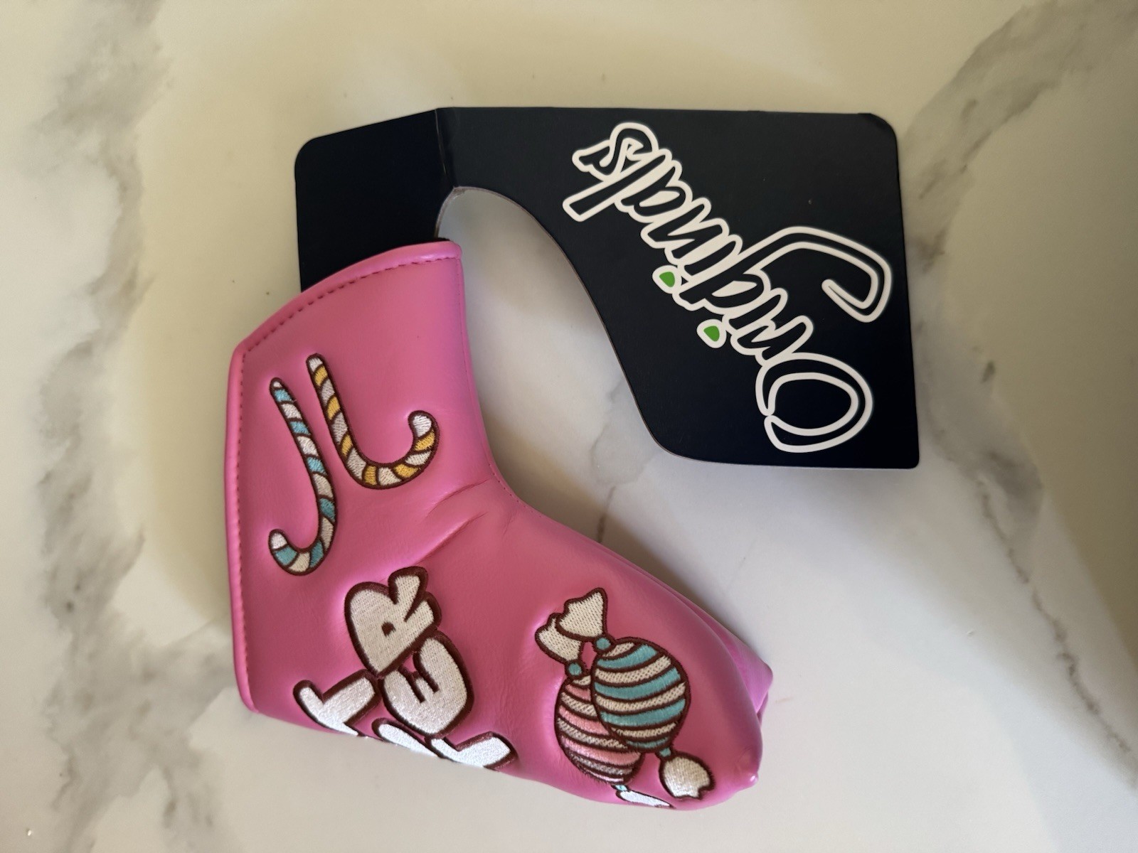 NEW Lollypop Sweet Putter Pink Blade Putter Cover Originals Magnetic PRG NEW Lollypop Sweet Putter Pink Blade Putter Cover Originals Magnetic PRG