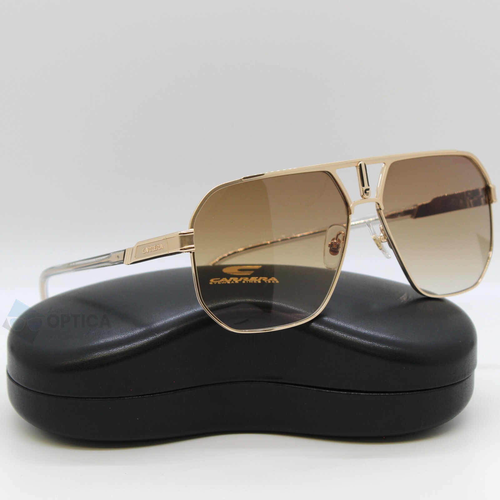 NEW Carrera 1062/S Sunglasses Gold Metal Navigator / Brown Gradient Lens - J5G NEW Carrera 1062/S Sunglasses Gold Metal Navigator / Brown Gradient Lens - J5G