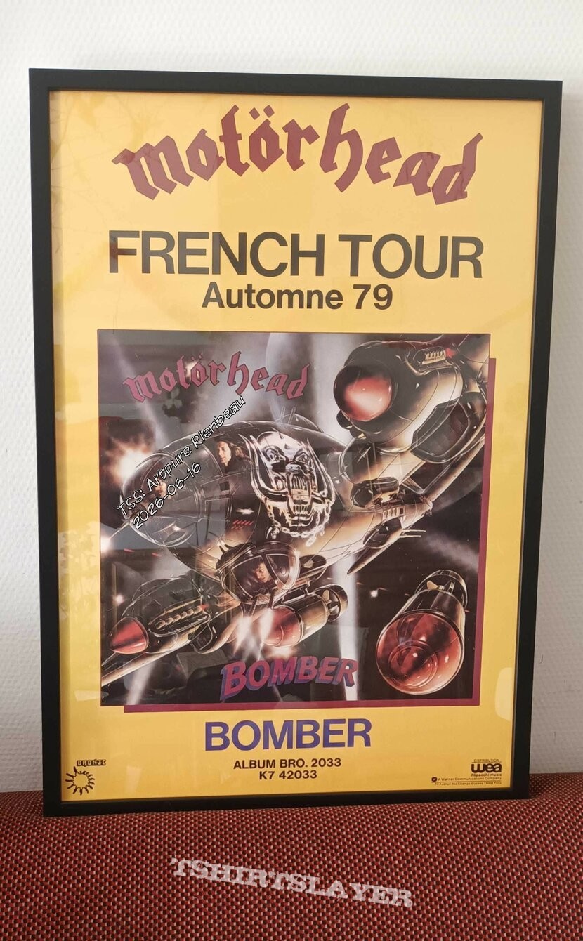 Motörhead French Tour Automne 79 Poster