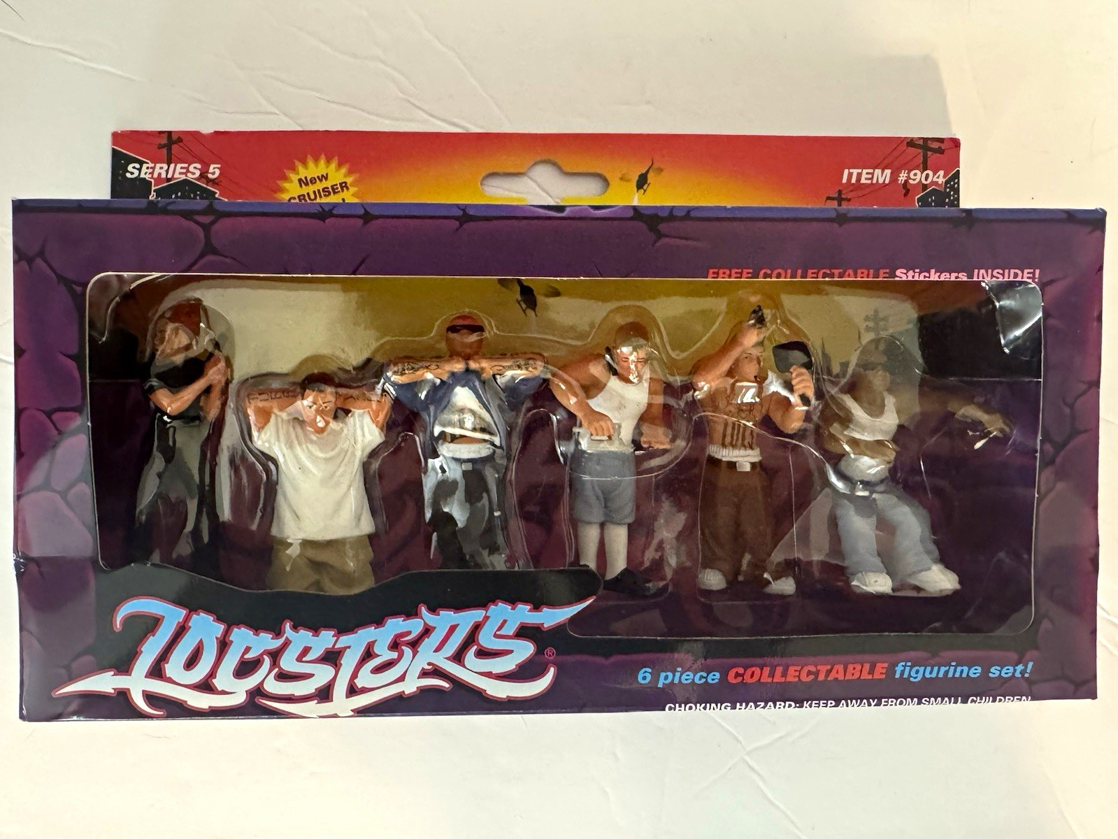 RARE Vintage Lil' Locsters Series 5 6-Piece Figure Set Item #904 Sealed Box New