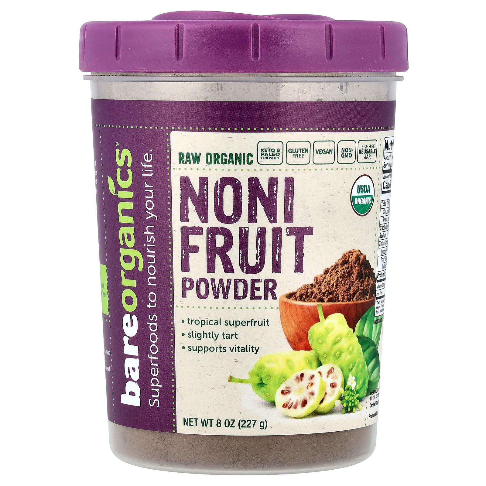 Organic Noni Fruit Powder, 8 oz (227 g)