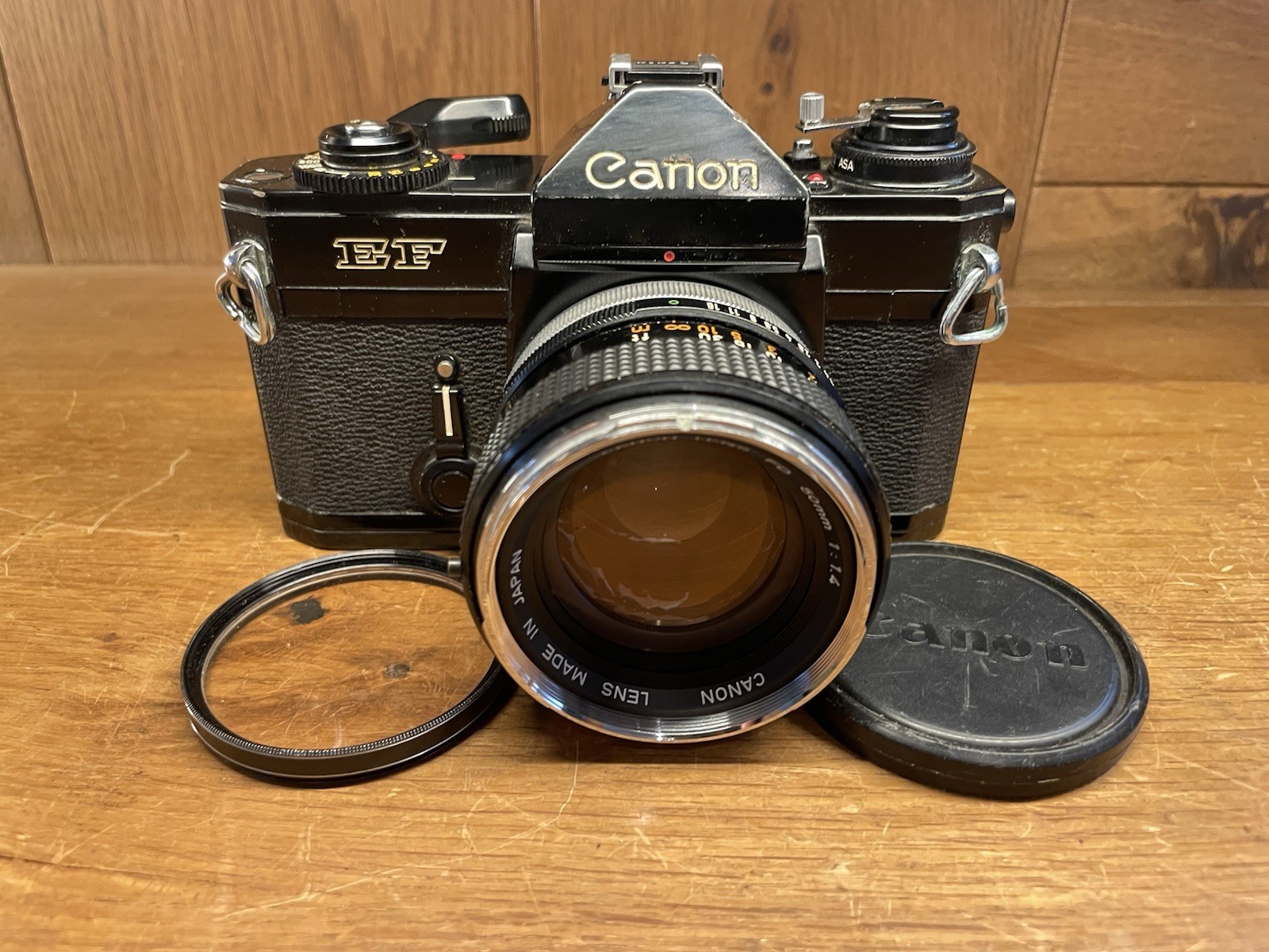 *Exc+5* Canon EF Film Camera FD 50mm F/1.4 Standard Lens From Japan