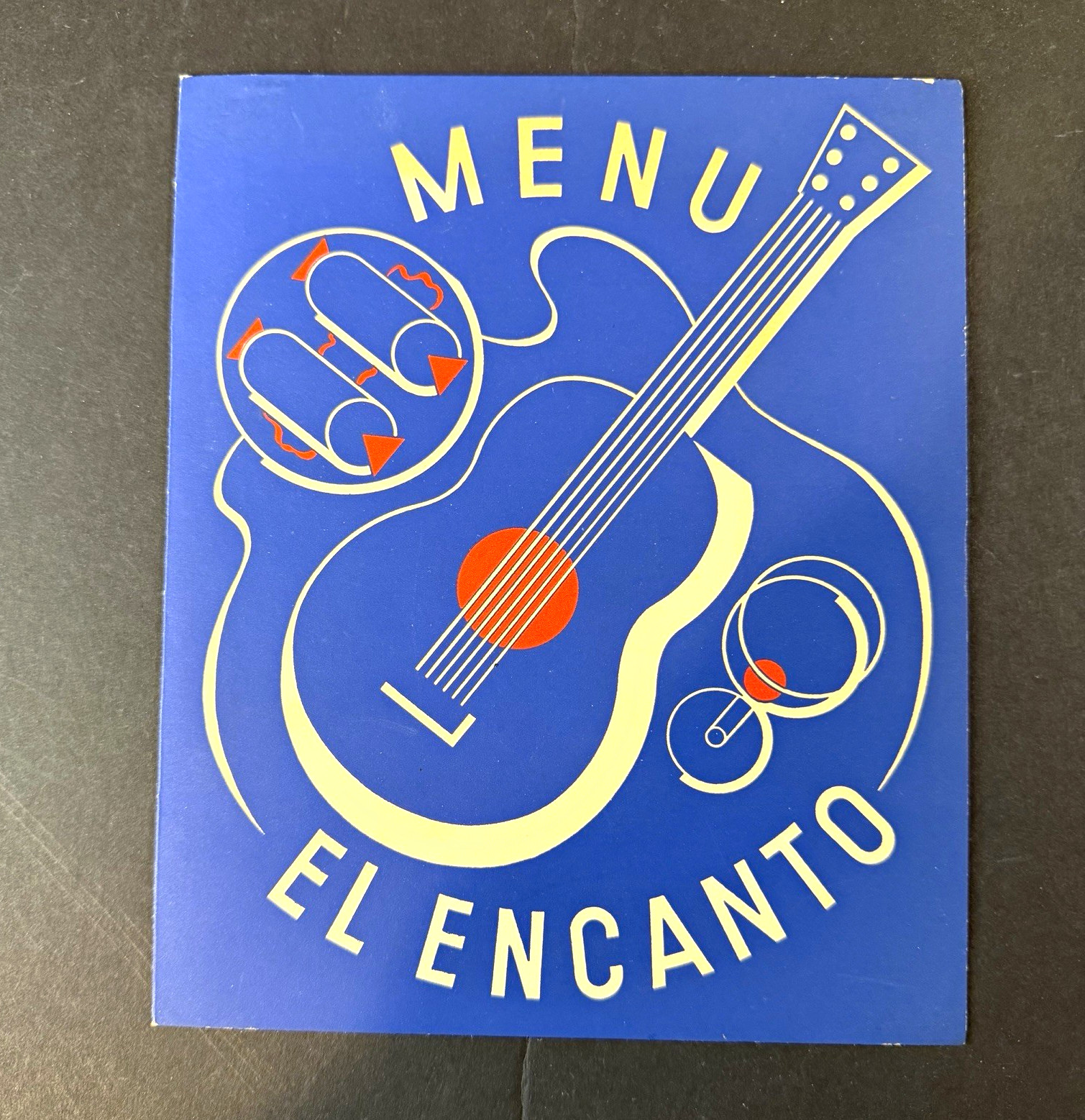 Vintage 1941 El Encanto Restaurant Menu Santa Catalina Island California Rare