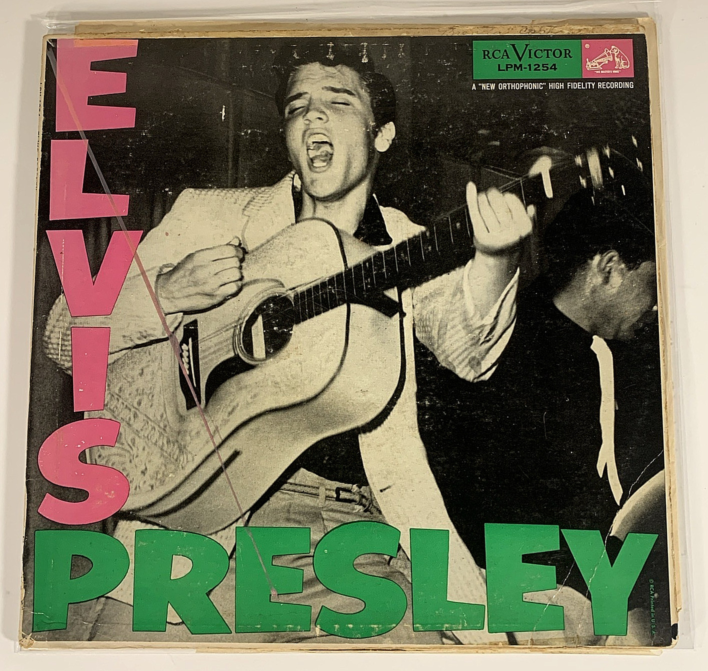 Elvis Presley Self Titled Debut 1956 RCA LPM-1254 Mono Pink Green 1st Year Press