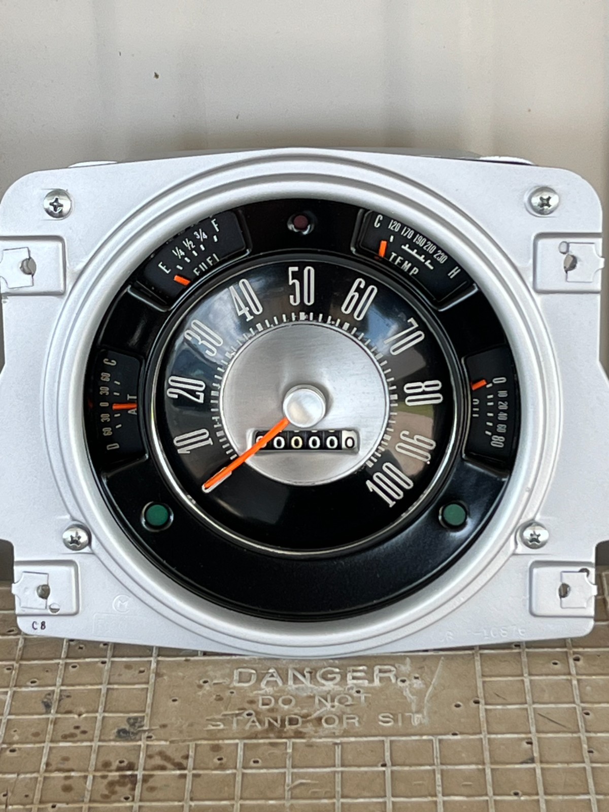 Early Ford Bronco Speedometer and Gauge Cluster Refurbished