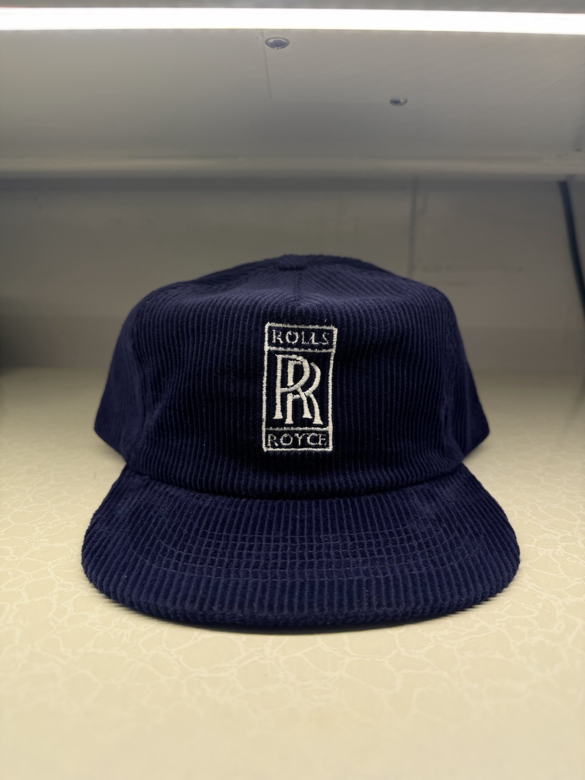 Vintage Style Rolls Royce Navy Corduroy Snapback Hat Baseball Cap Navy Vintage Style Rolls Royce Navy Corduroy Snapback Hat Baseball Cap Navy