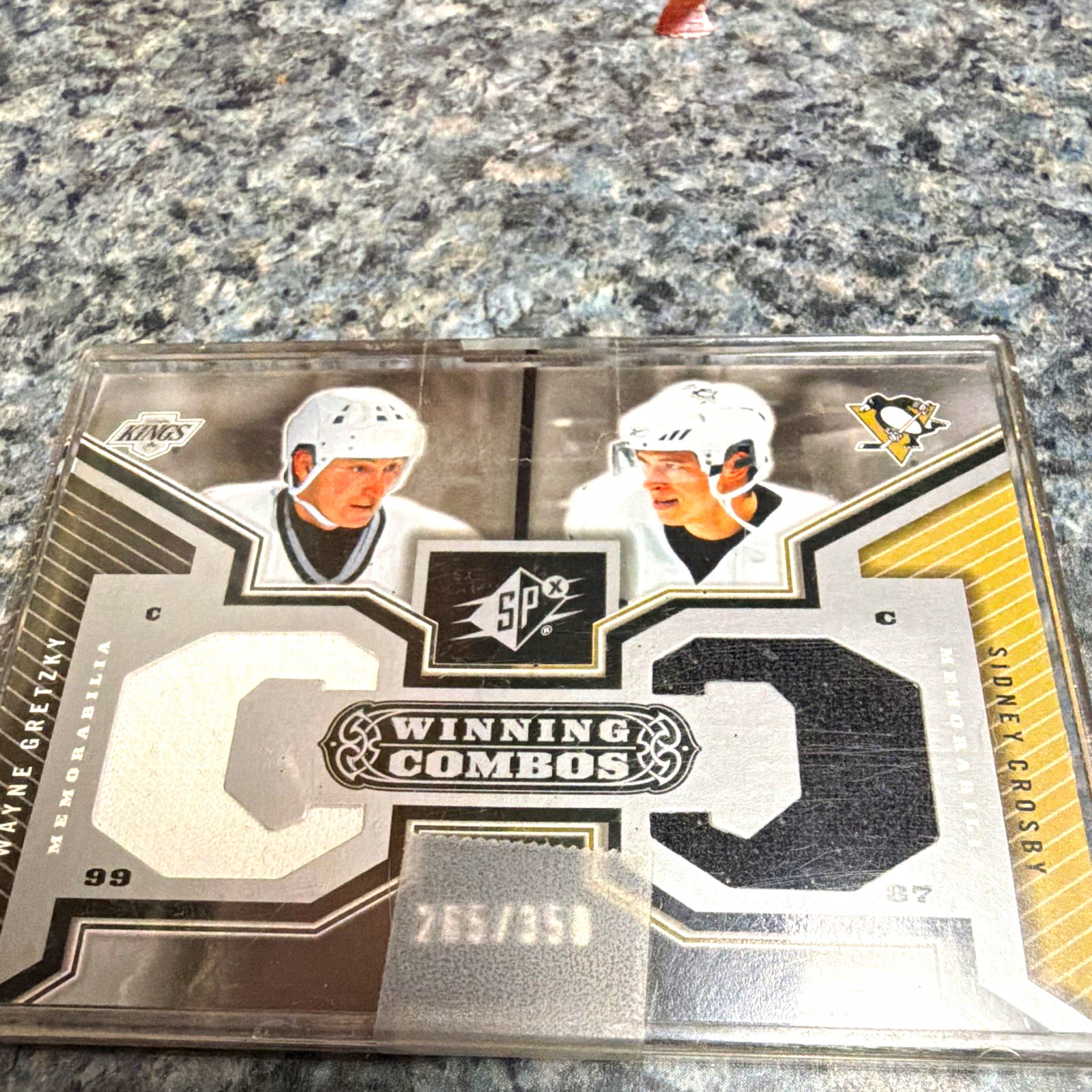 Upper Deck 2005-06 SPx Winning Combos Gretzky Crosby Jersey RC #WC-GC /350