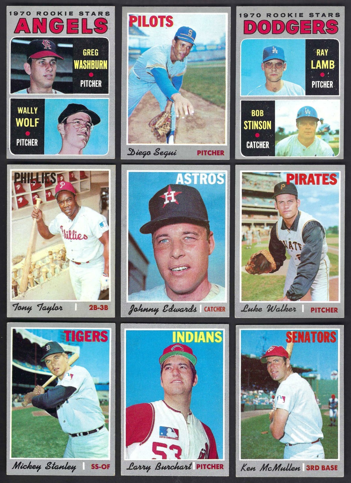 1970 Topps $.99 EACH (Must Pick At Least 2) EX/EXMT