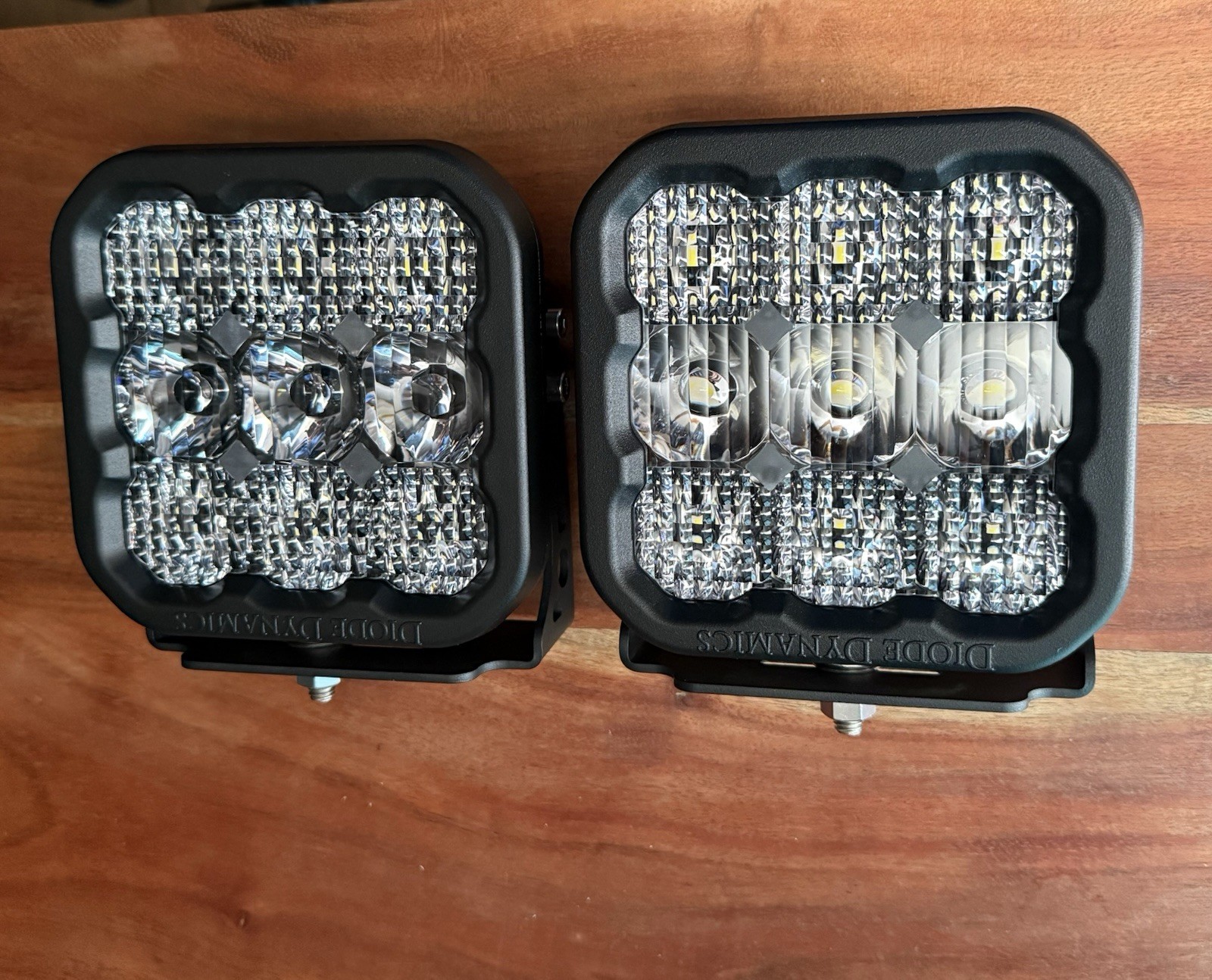 Diode Dynamics Stage Series Ss5 Pro Pair White Combo Rgbw 90 Watt Tir Mint Pods