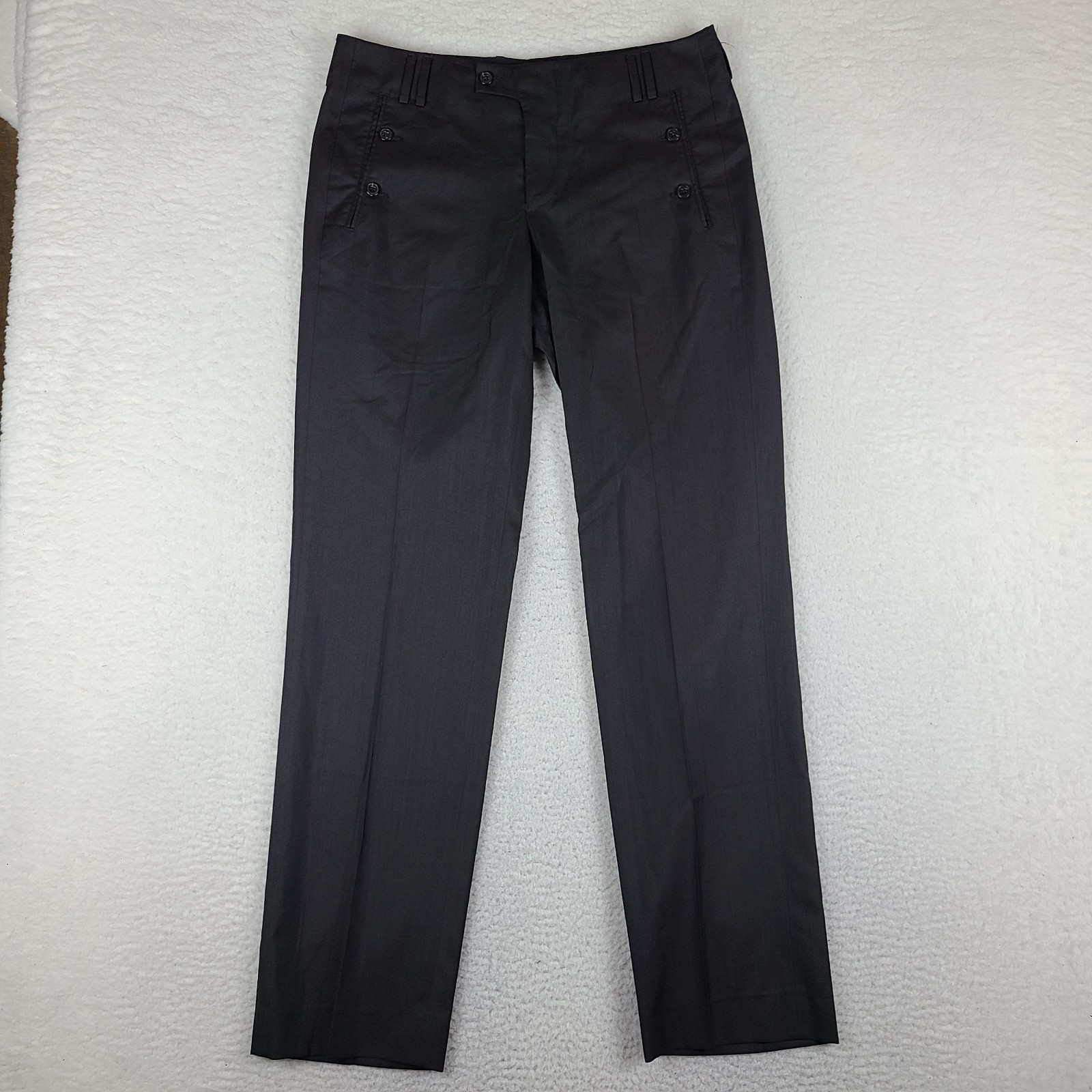 Ermenegildo Zegna Pants Mens 34x34 Dark Brown Z Zegna Trousers Dress Slacks