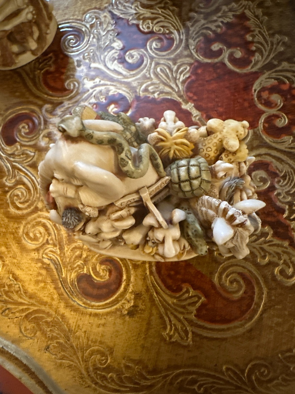 Harmony Kingdom Ed's Safari III Treasure Jest Box Figurine 2003