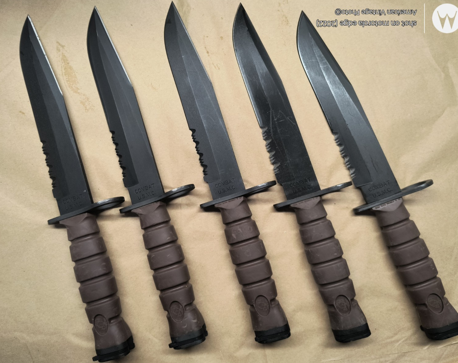 Vintage Genuine OKC3S OKC-3S Fighting Knife Bayont USMC Ontario Knife Co OKC USA