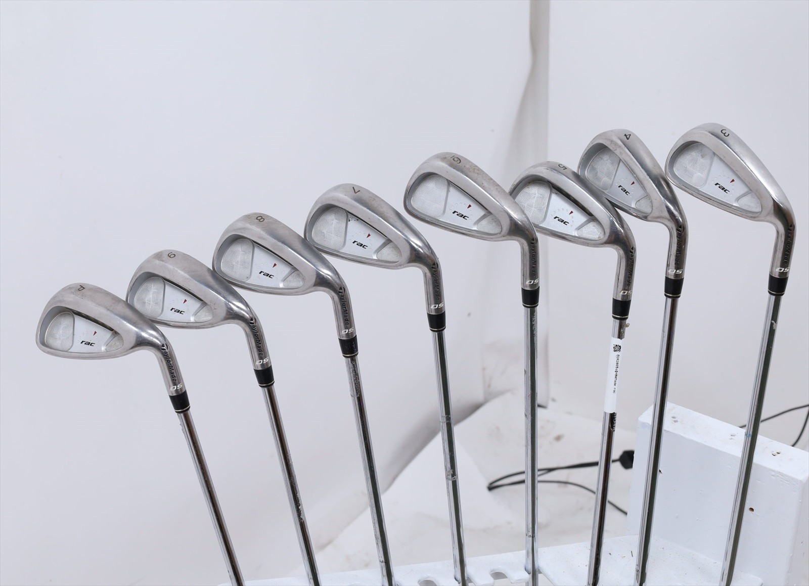 Taylormade Rac Os 2005 Iron Set 3-Pw Stiff Flex Light Metal Steel 14055640 Good