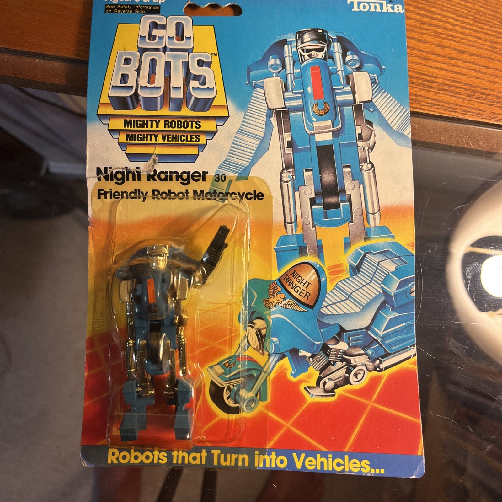 Vintage 1984 Tonka Go Bots Night Ranger SEALED