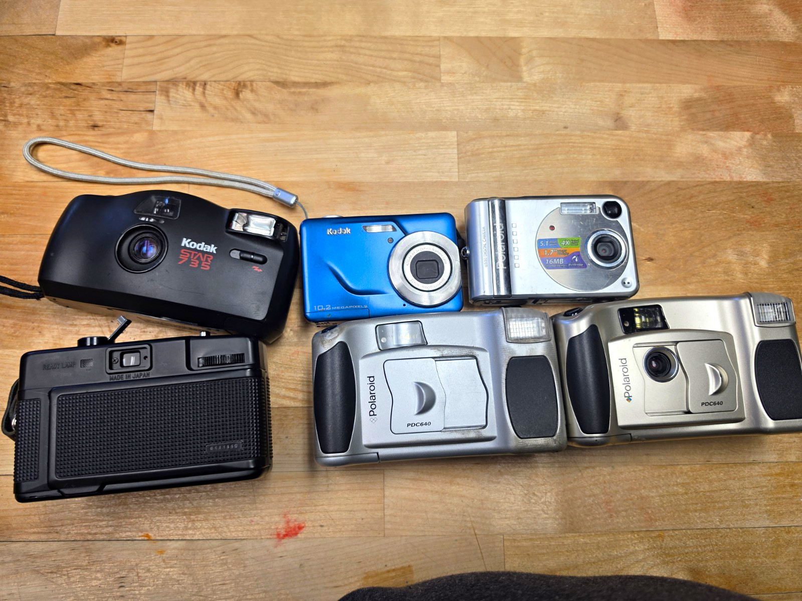 Vintage Camera Lot of 6 Kodak Polaroid Continental Parts Repair AS-IS Vintage Camera Lot of 6 Kodak Polaroid Continental Parts Repair AS-IS