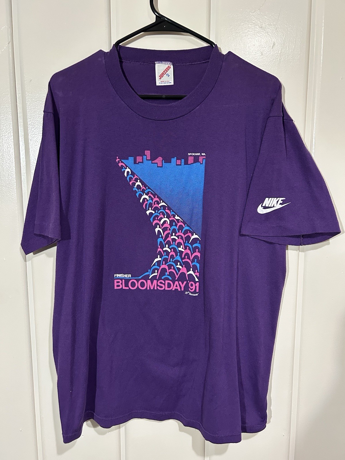 Vintage Single Stitch Bloomsday 1991 Nike T Shirt XL